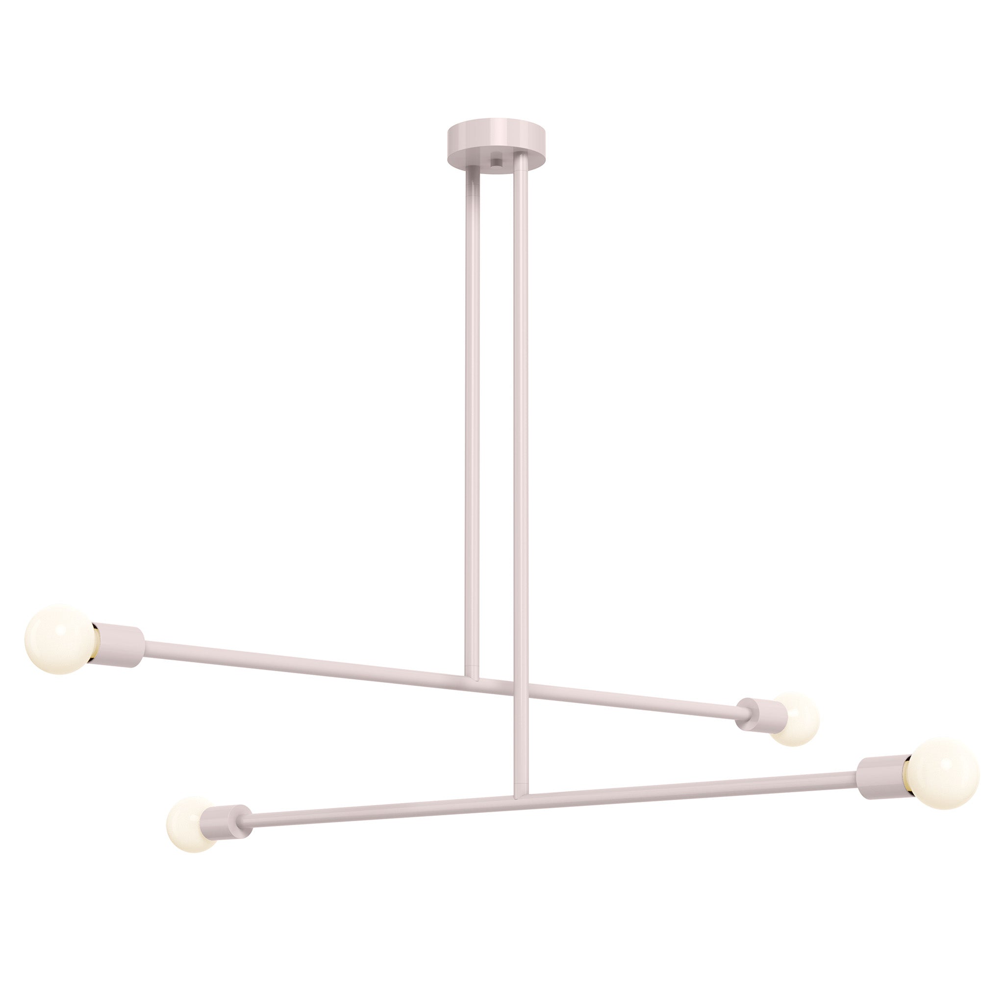 barely color captain chandelier 47" dutton brown lighting