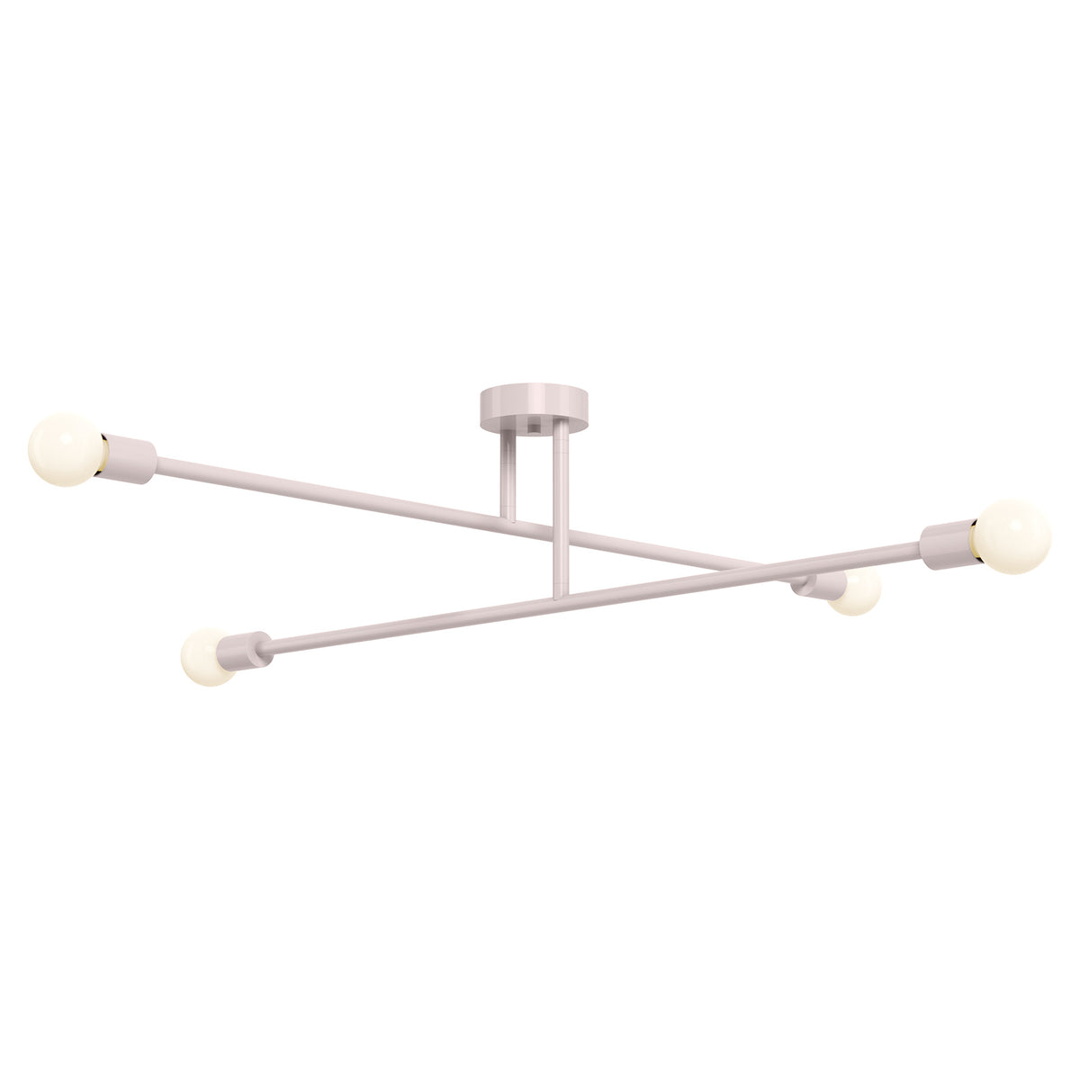 barely color captain flush mount 47" dutton brown lighting