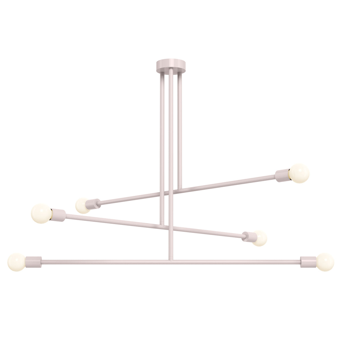 barely color commander chandelier 47" dutton brown lighting
