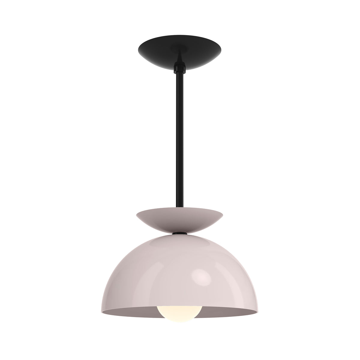 black barely color echo pendant 10" dutton brown lighting