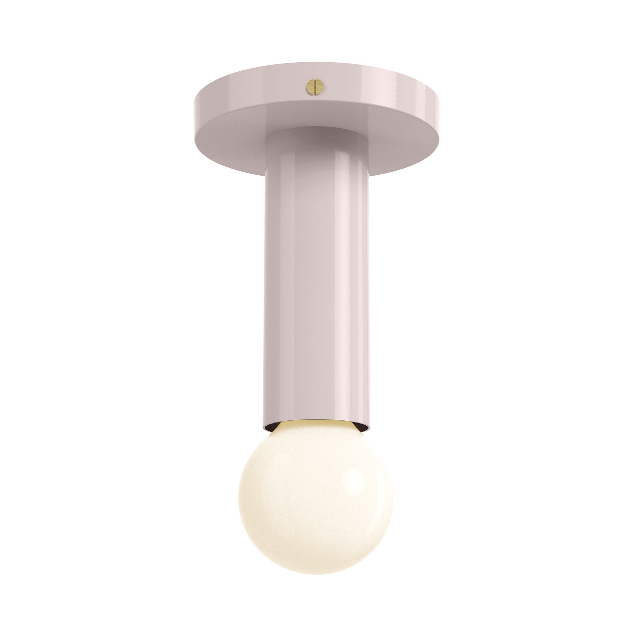 brass barely color eureka flush mount lighting dutton brown