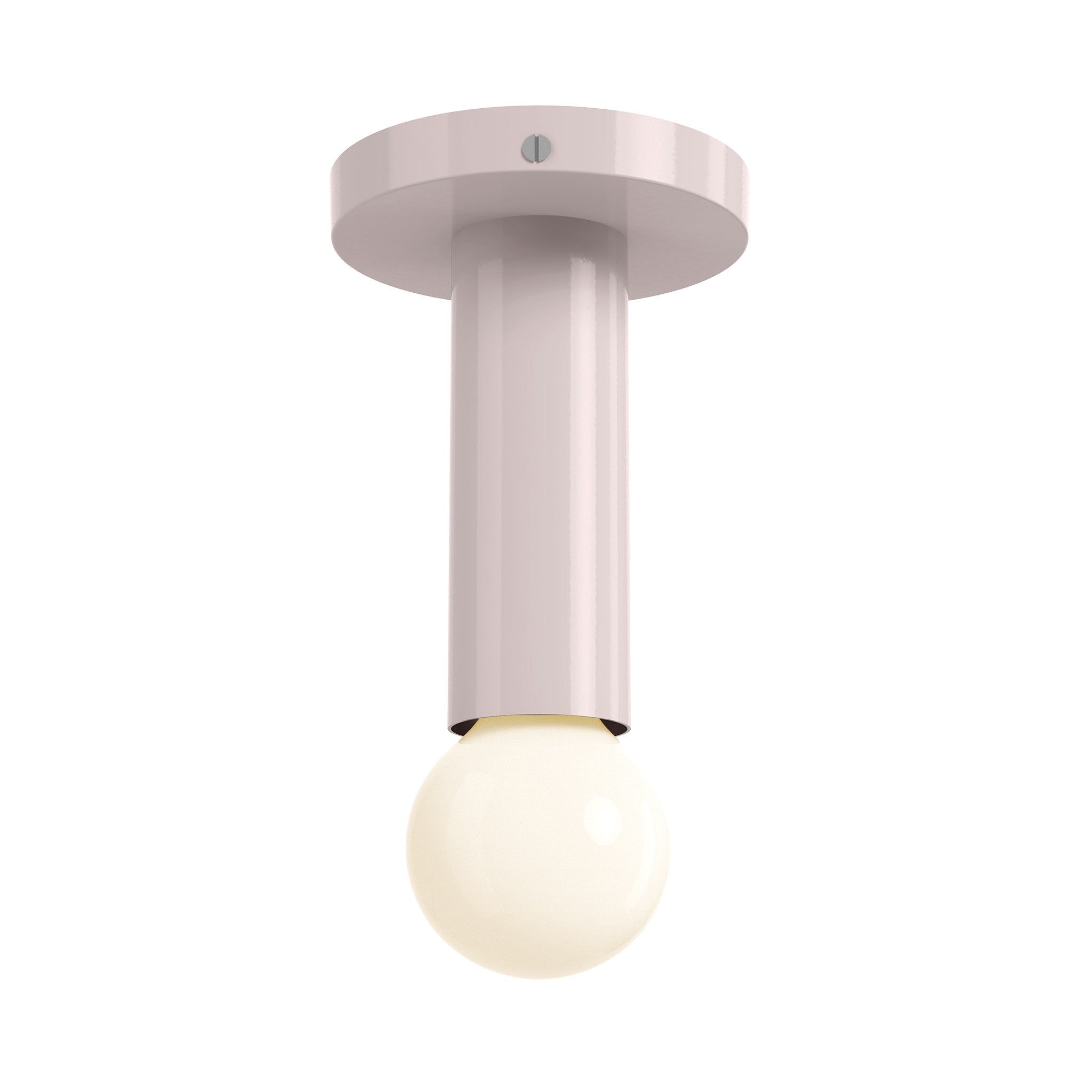 nickel barely color eureka flush mount lighting dutton brown