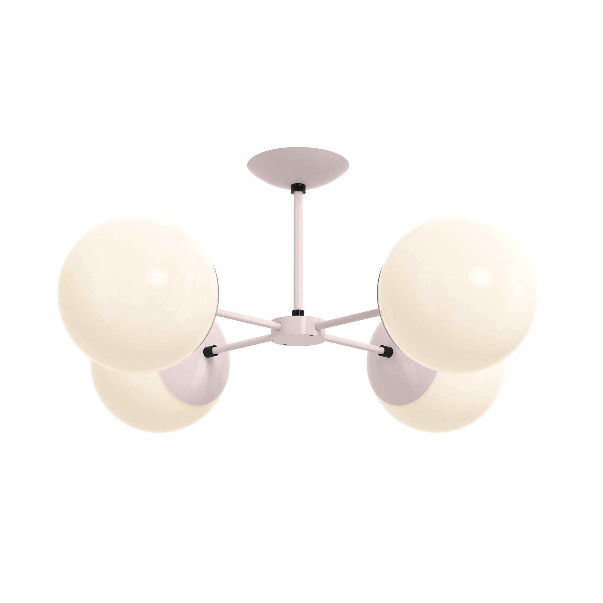 black barely color big orbi flush mount dutton brown lighting