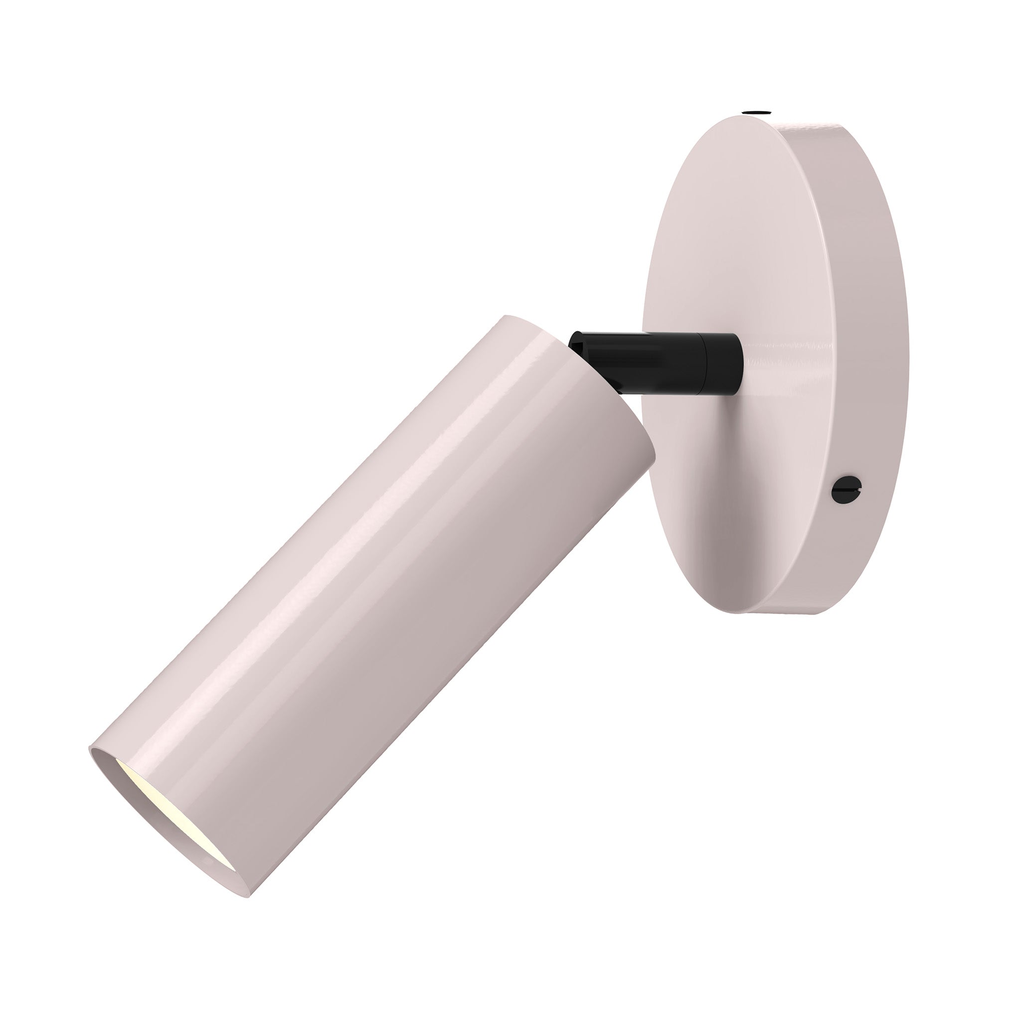 black barely color reader sconce - no arm dutton brown lighting