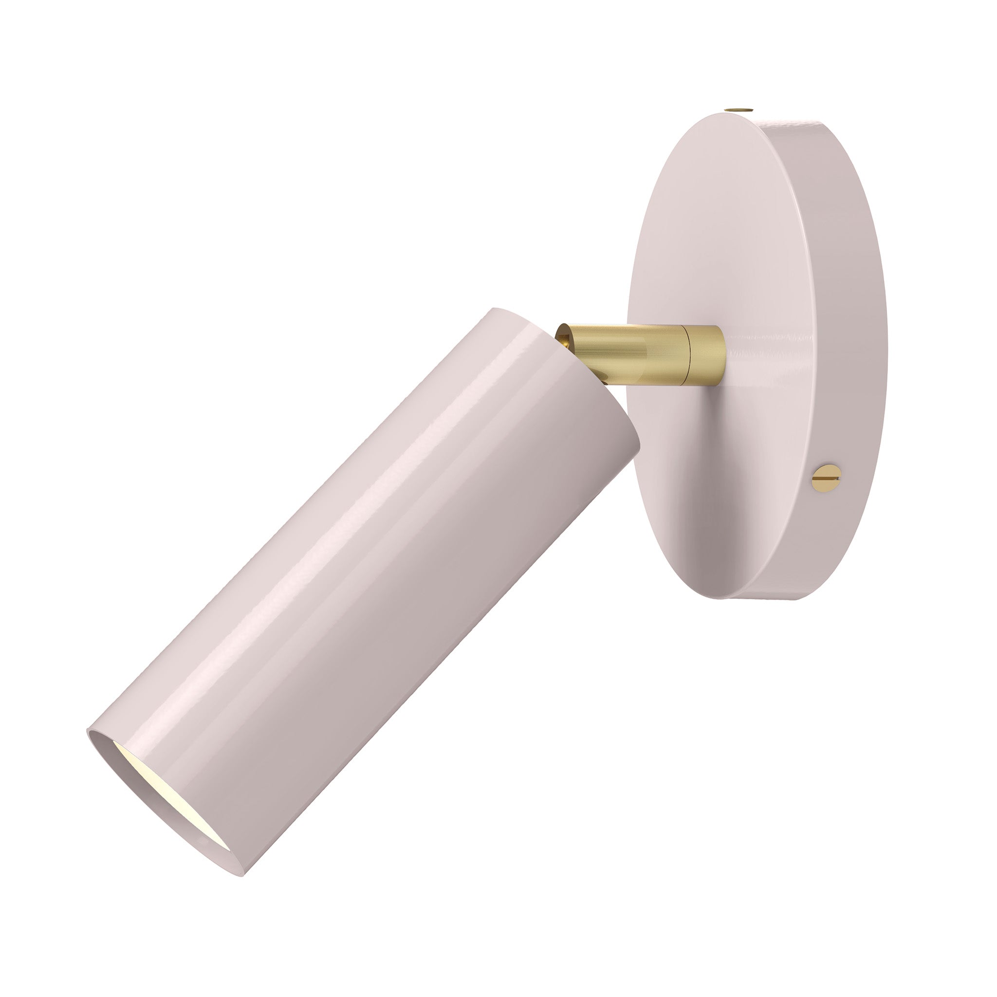 brass barely color reader sconce - no arm dutton brown lighting