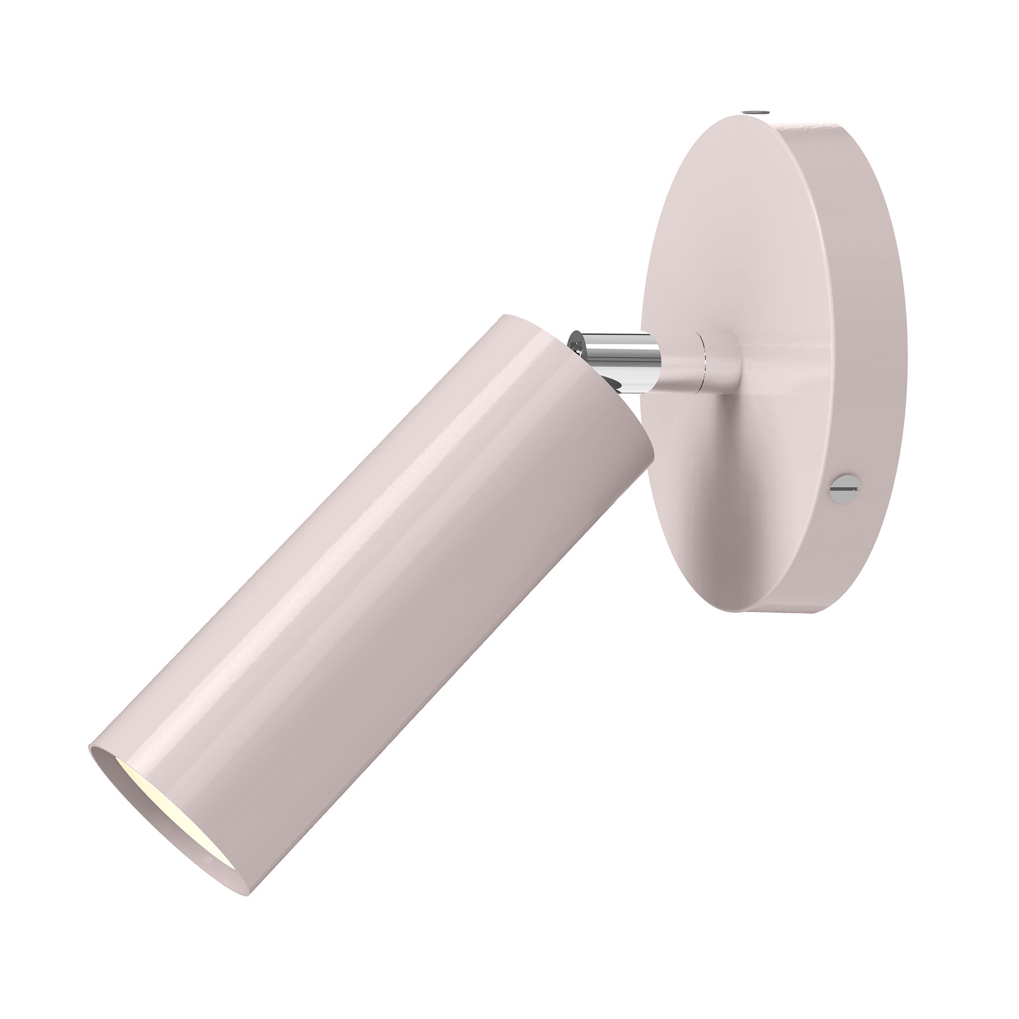 nickel barely color reader sconce - no arm dutton brown lighting