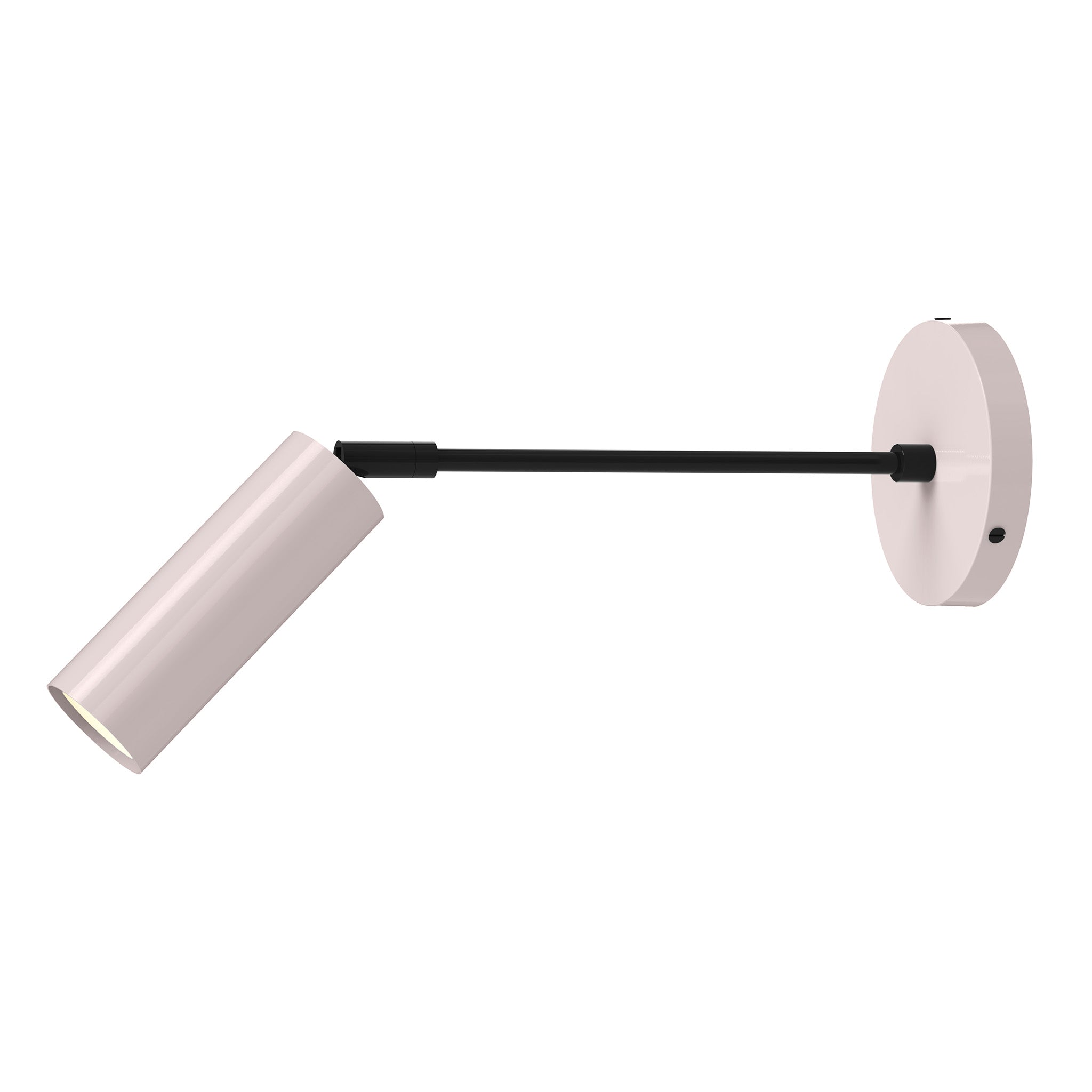 black barely color reader sconce - 10" arm dutton brown lighting