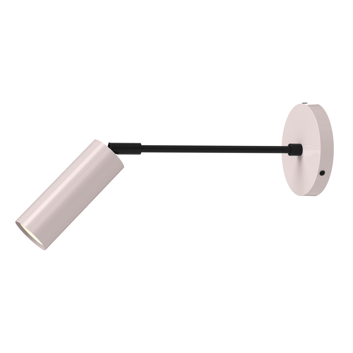 black barely color reader sconce - 10" arm dutton brown lighting