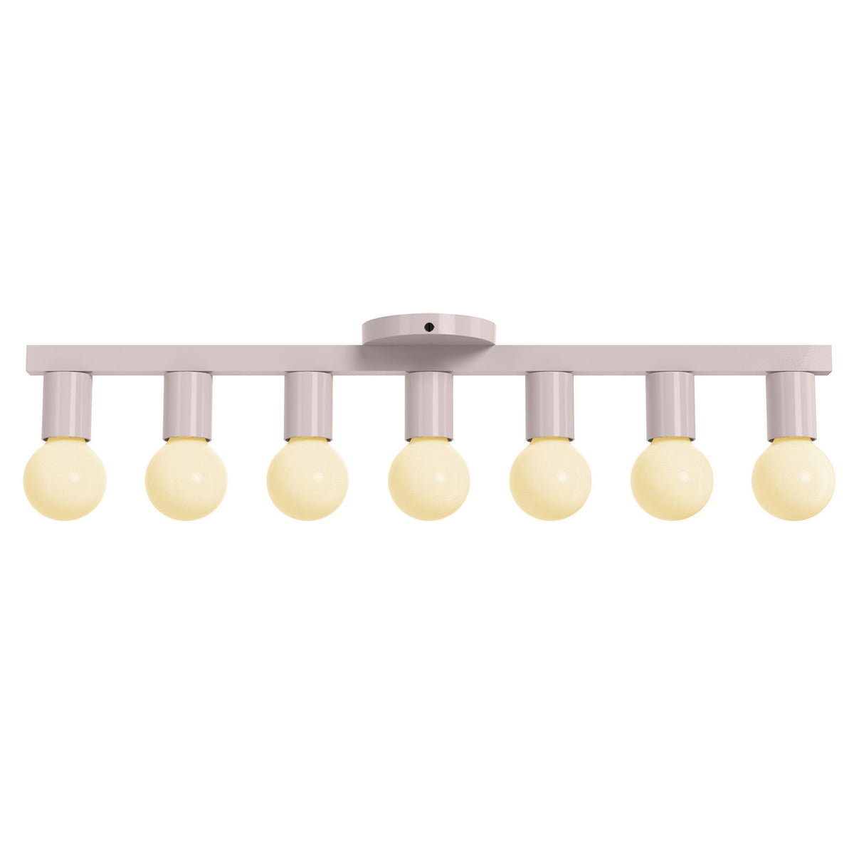 black and barely vogue 7 color flush mount dutton brown lighting