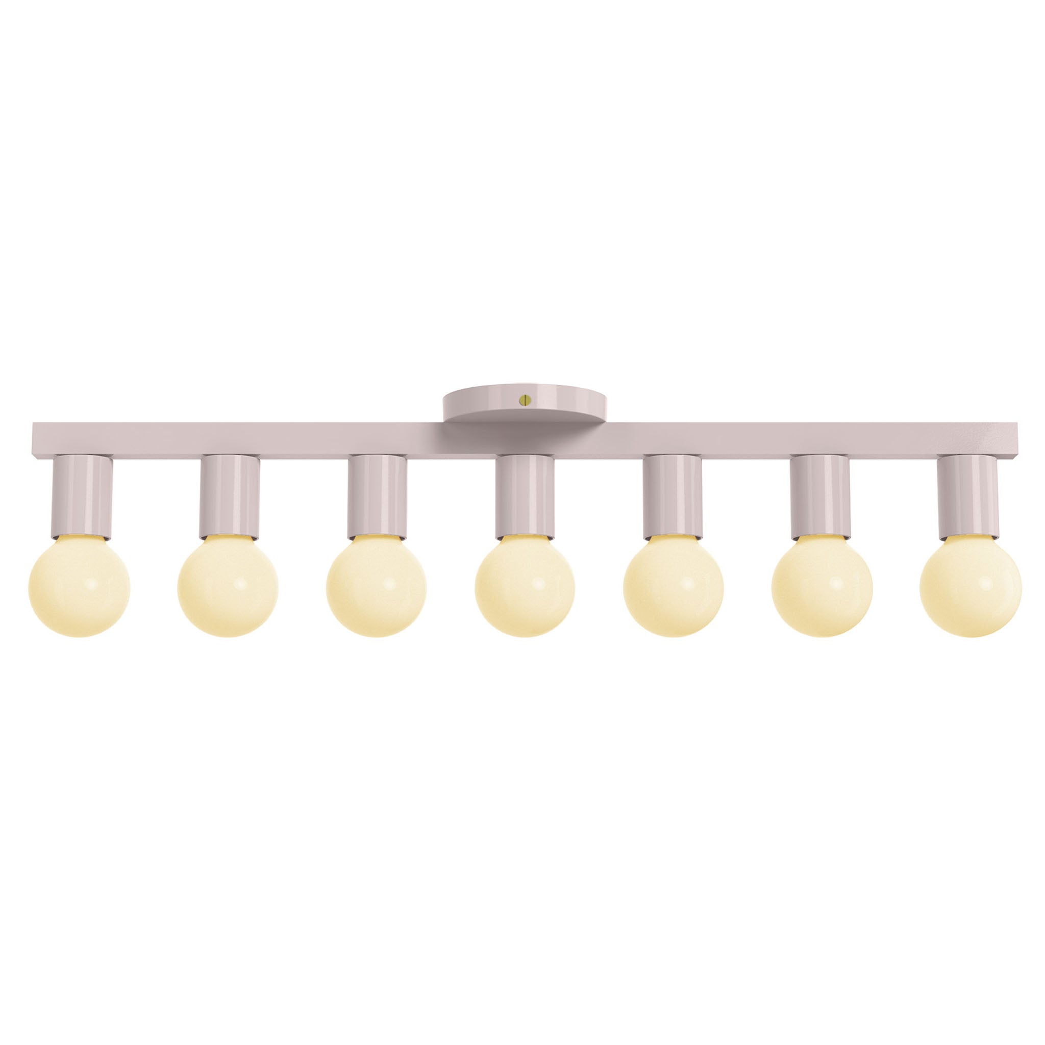 brass and barely vogue 7 color flush mount dutton brown lighting