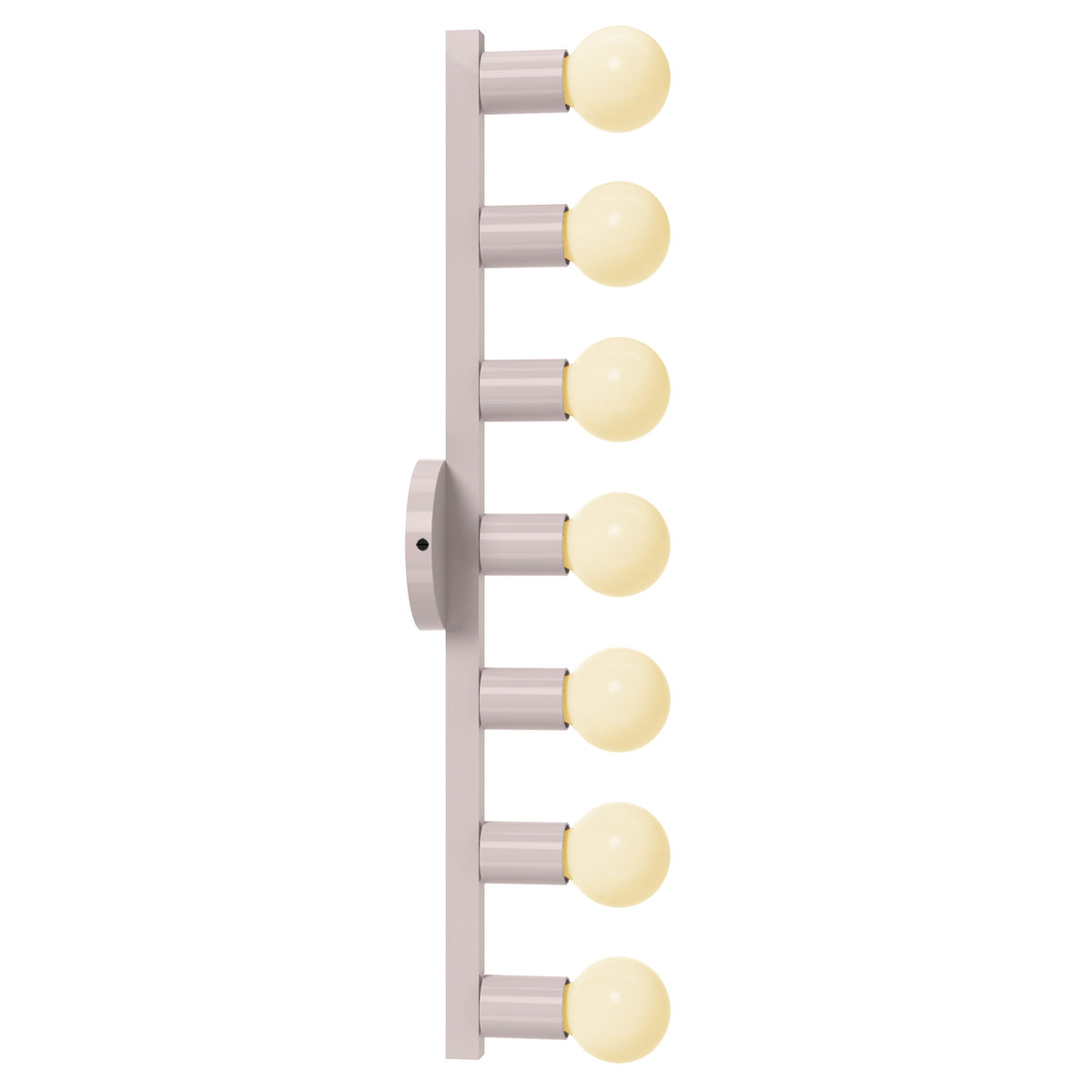 black and barely vogue 7 color sconce dutton brown lighting