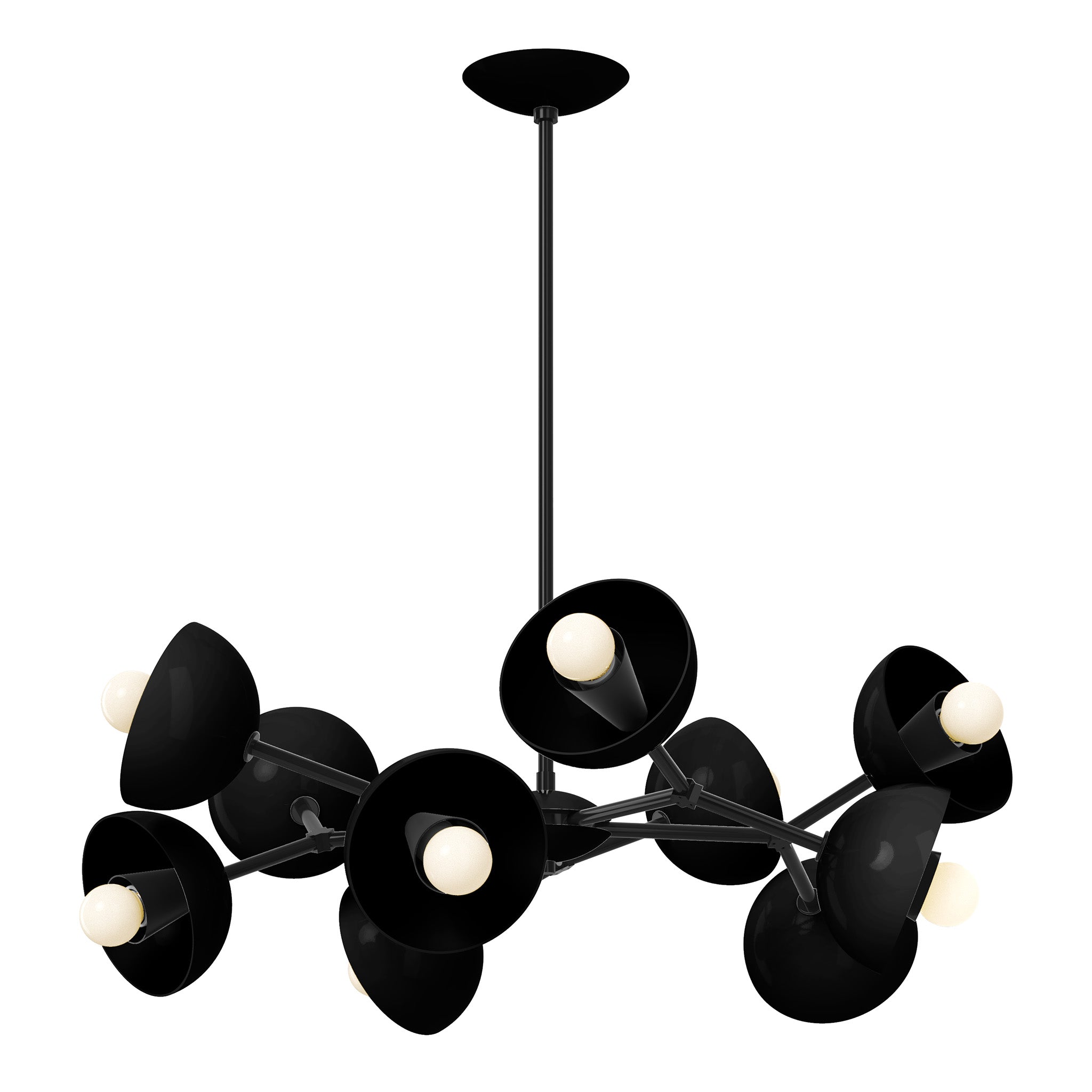 black black color alegria chandelier 30" dutton brown lighting