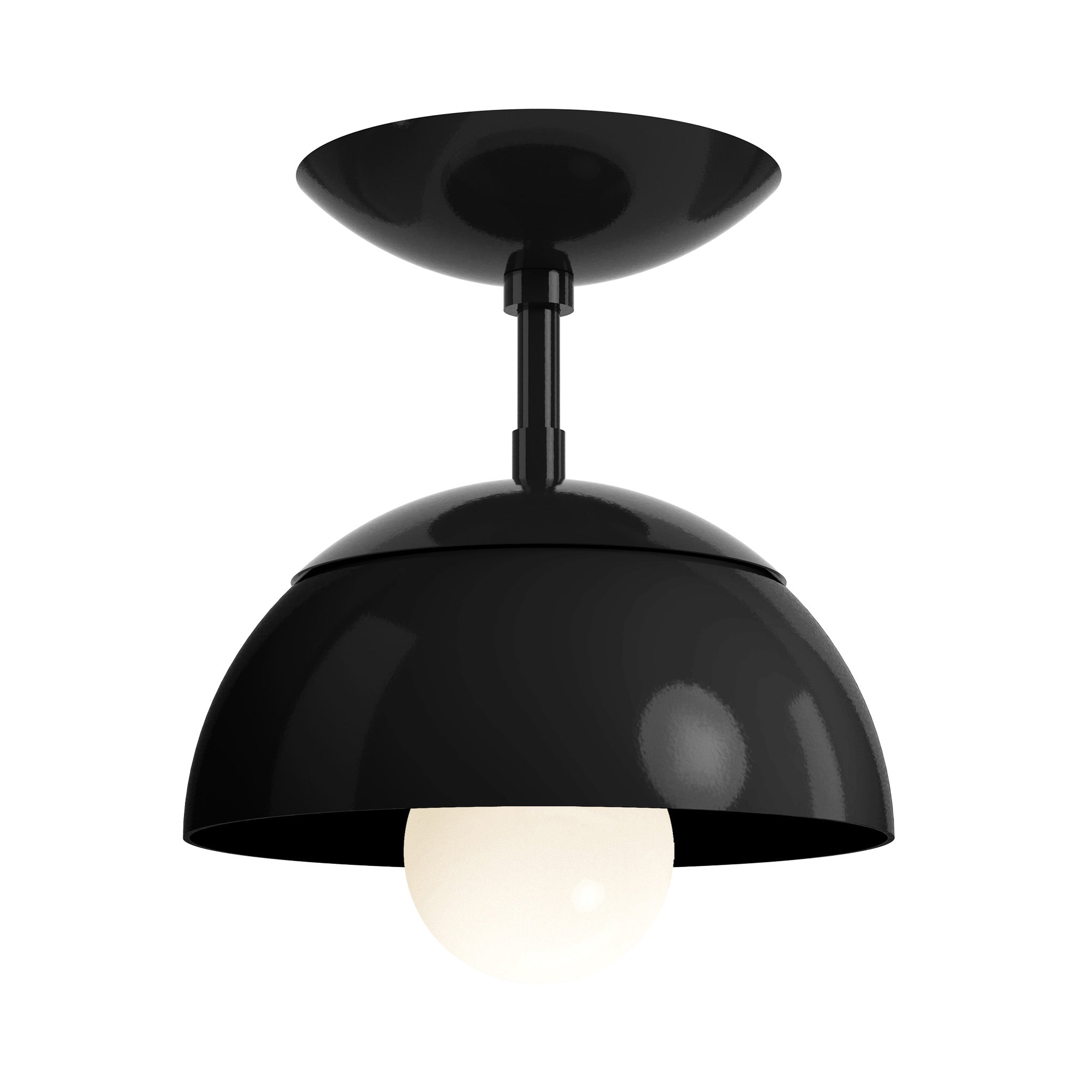 black black color cadbury flush mount 8" dutton brown lighting