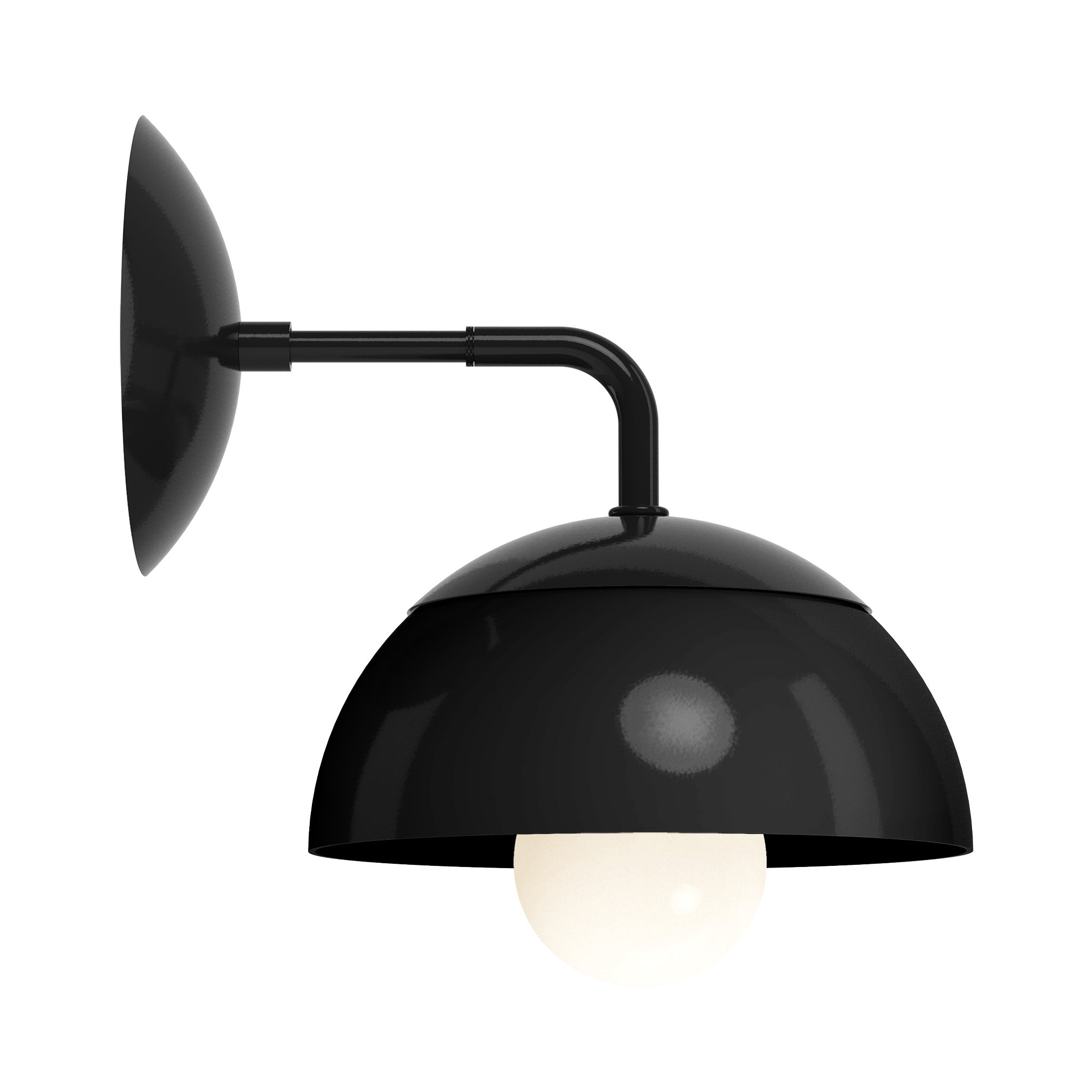 black black color cadbury sconce 8" dutton brown lighting