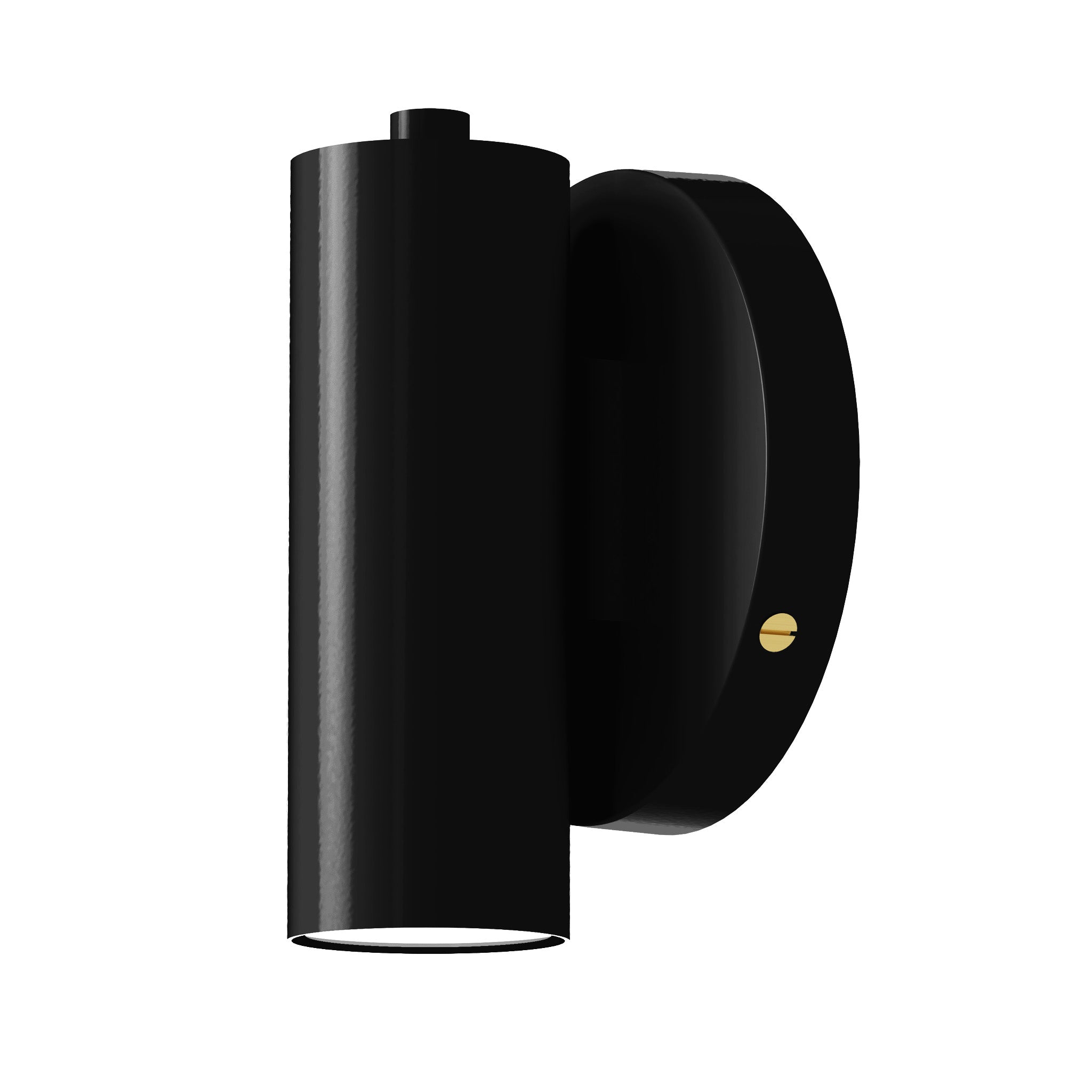 Brass and black display wall sconce dutton brown lighting