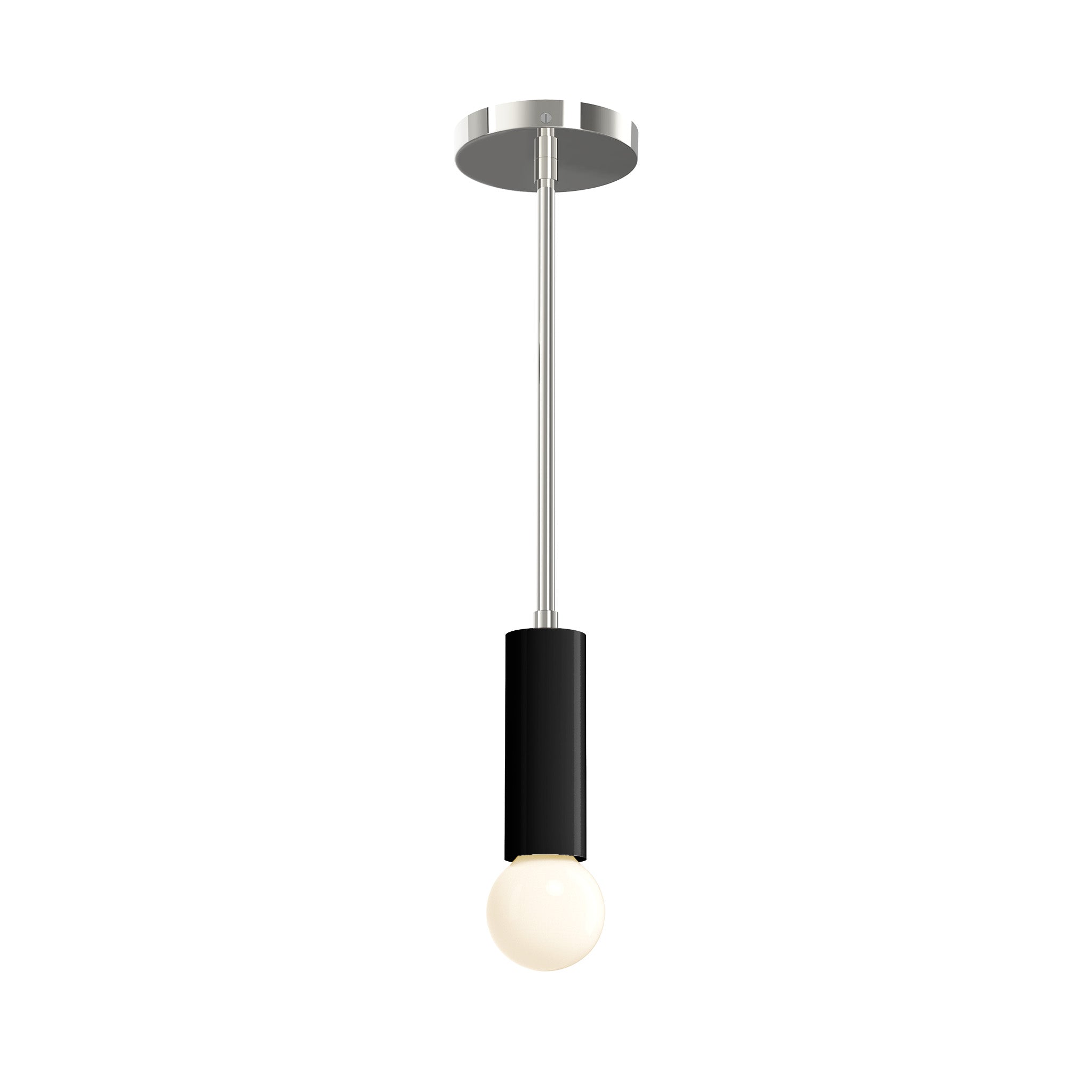 nickel black color eureka pendant dutton brown lighting