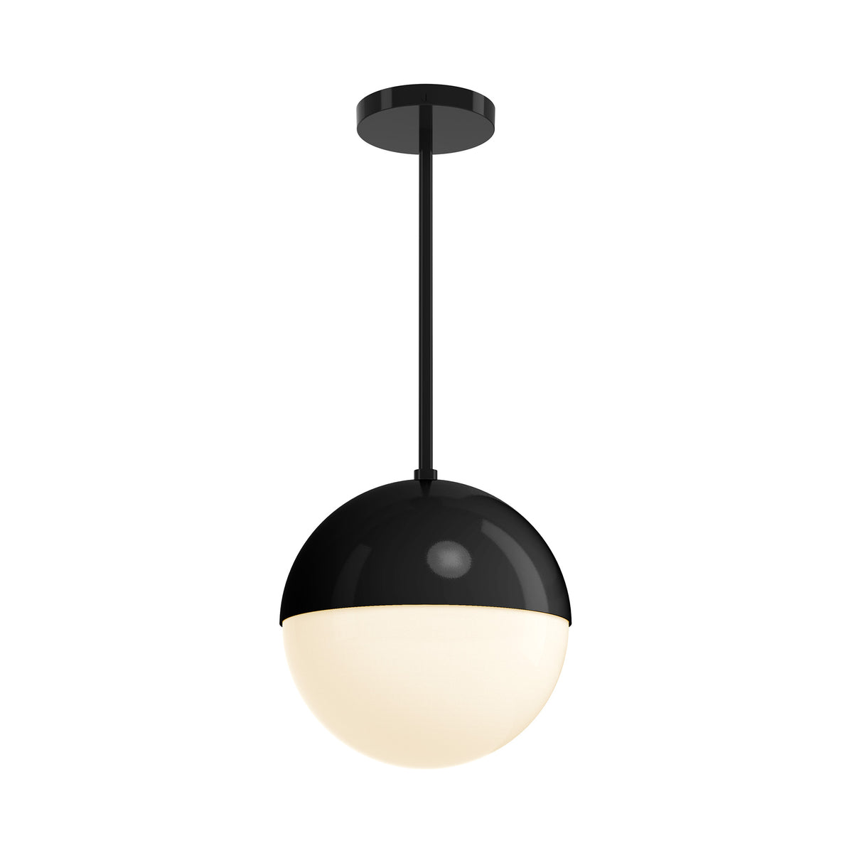 black lure globe pendant 10 inch dutton brown lighting
