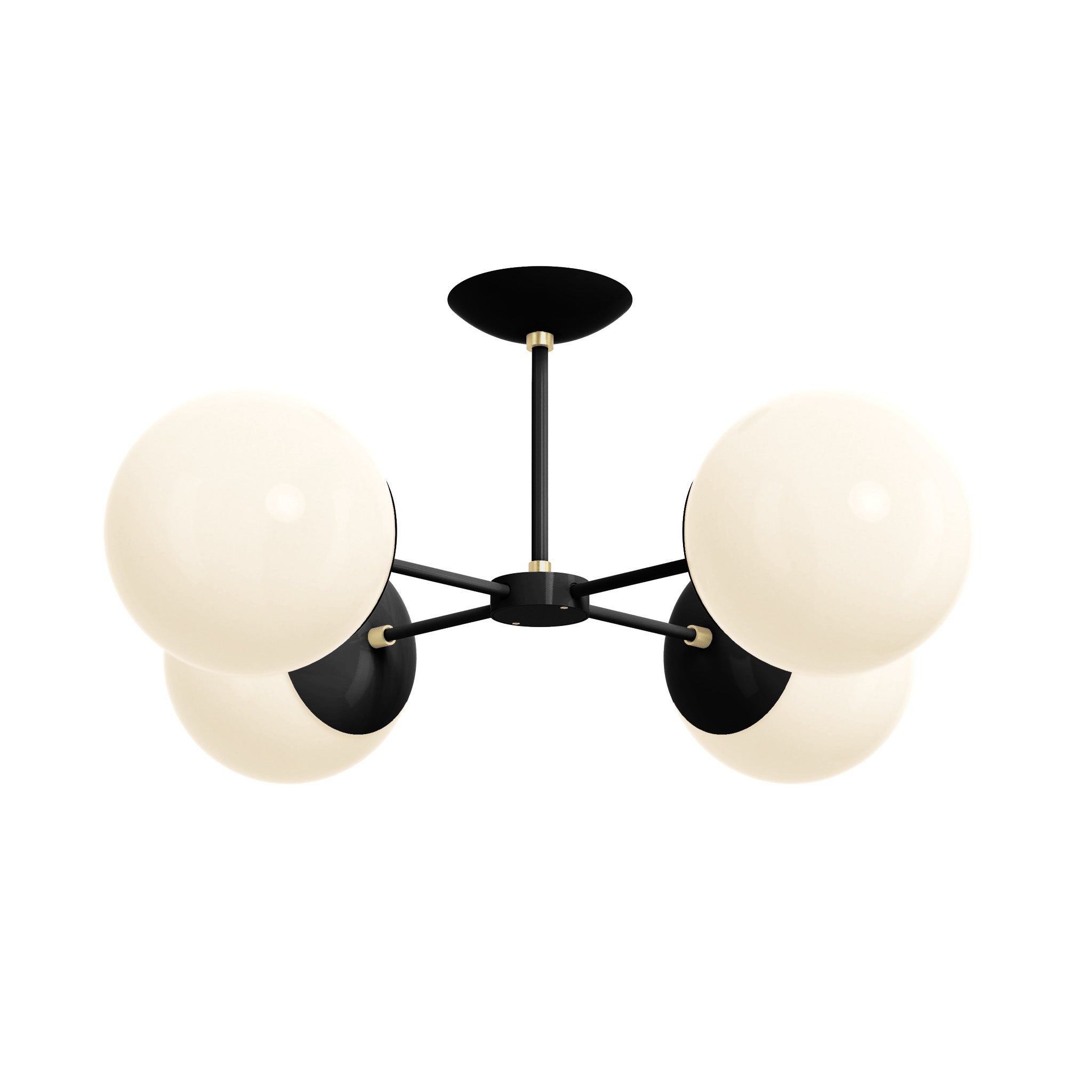 brass black color big orbi flush mount dutton brown lighting
