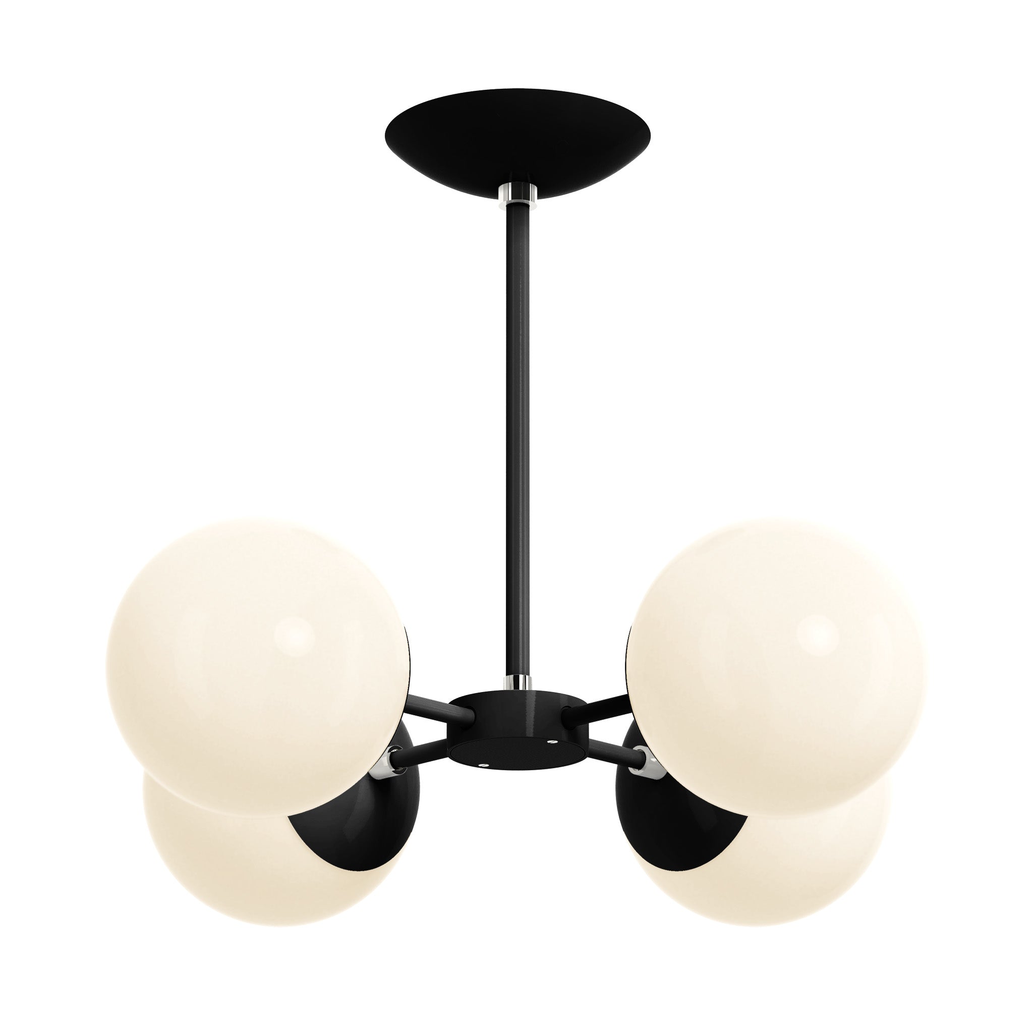 nickel black color orbi chandelier dutton brown lighting