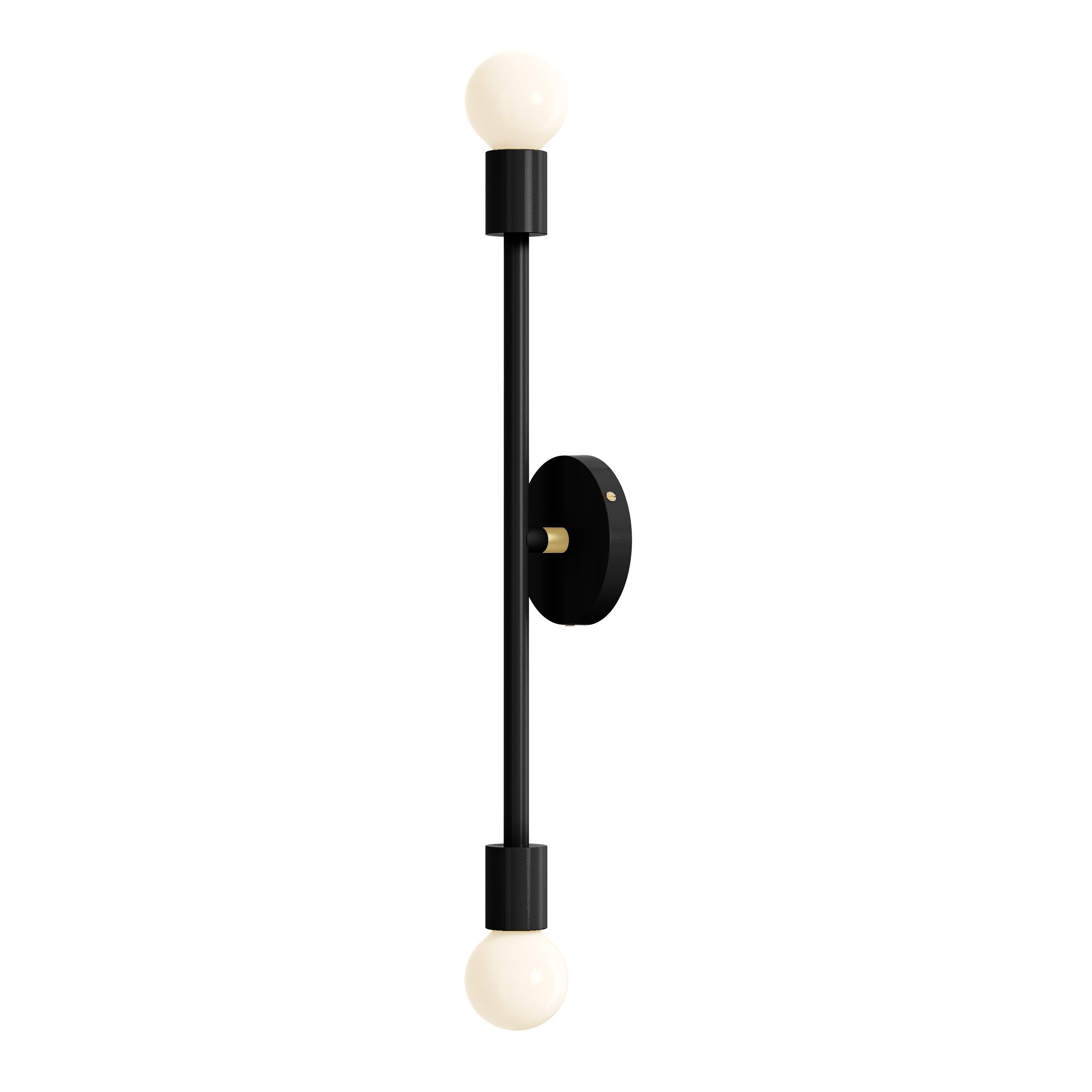 brass black pilot sconce 23 lighting dutton brown