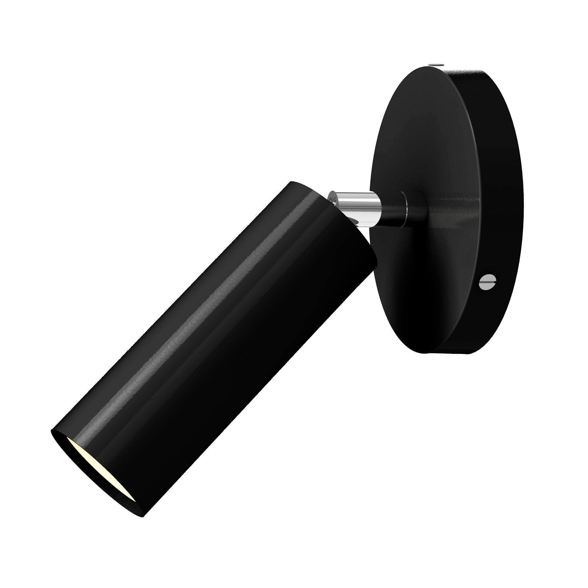 nickel black color reader sconce - no arm dutton brown lighting