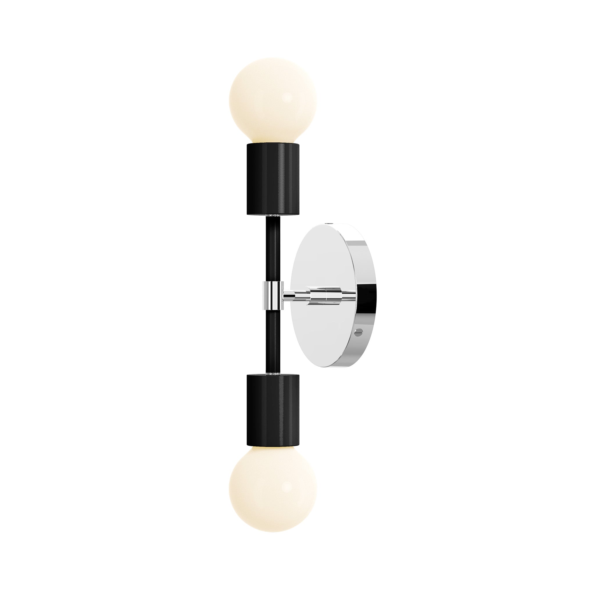 nickel black color scepter sconce 10" dutton brown lighting