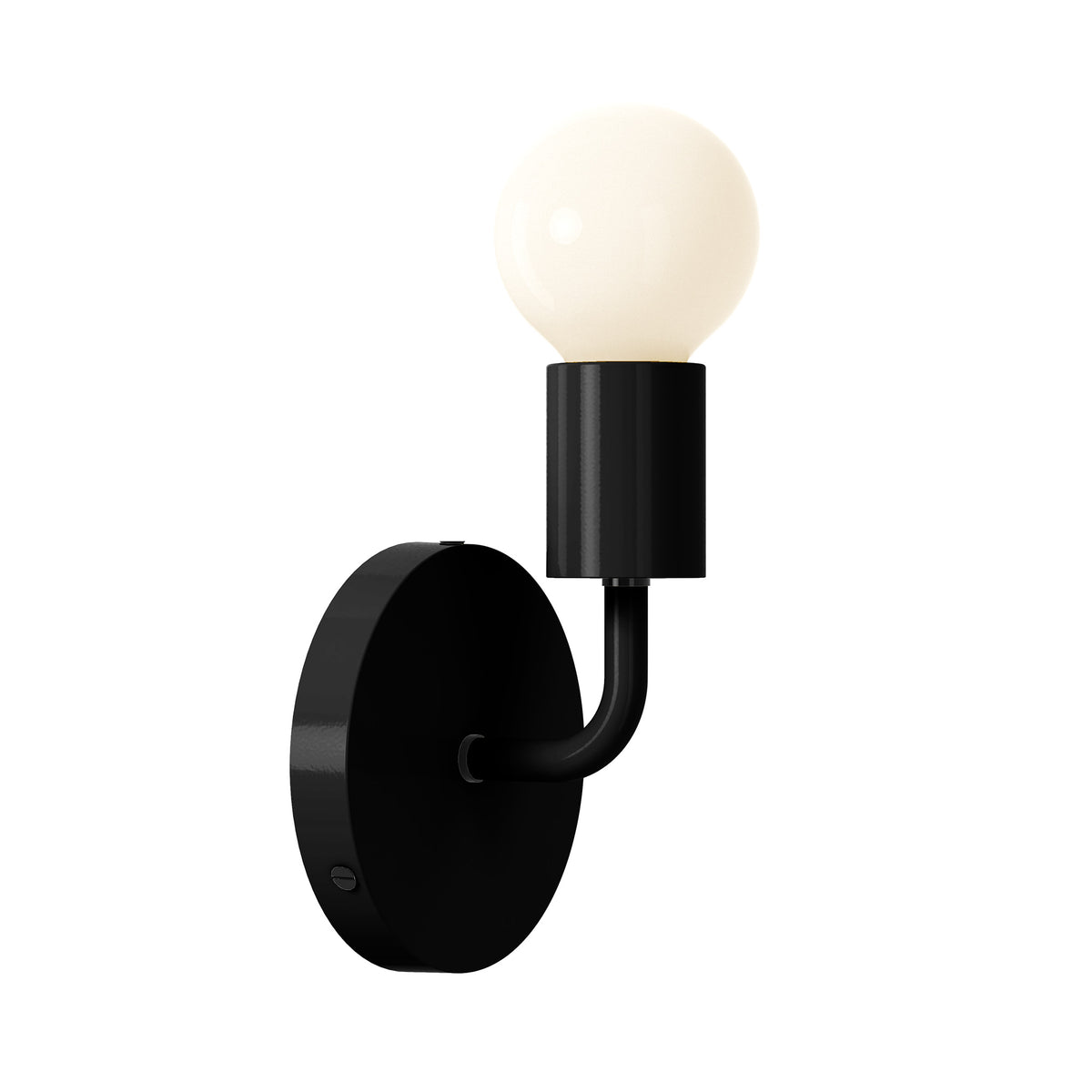 black black color snug sconce dutton brown lighting
