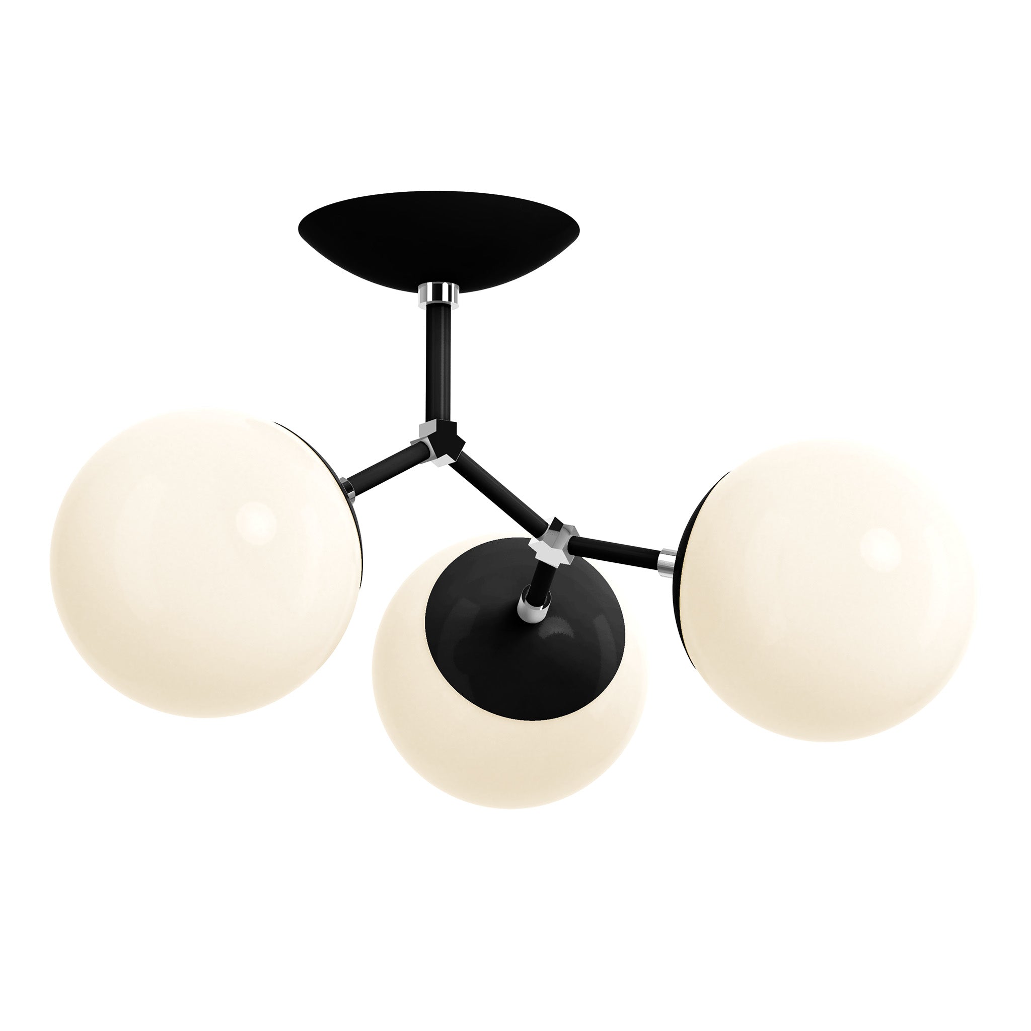 nickel black color supreme flush mount dutton brown lighting