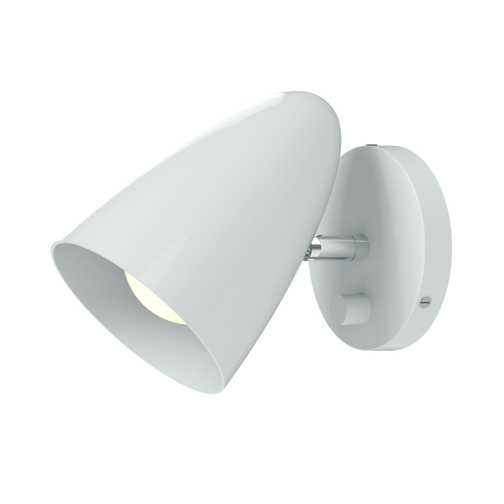 nickel chalk color boom sconce - no arm dutton brown lighting