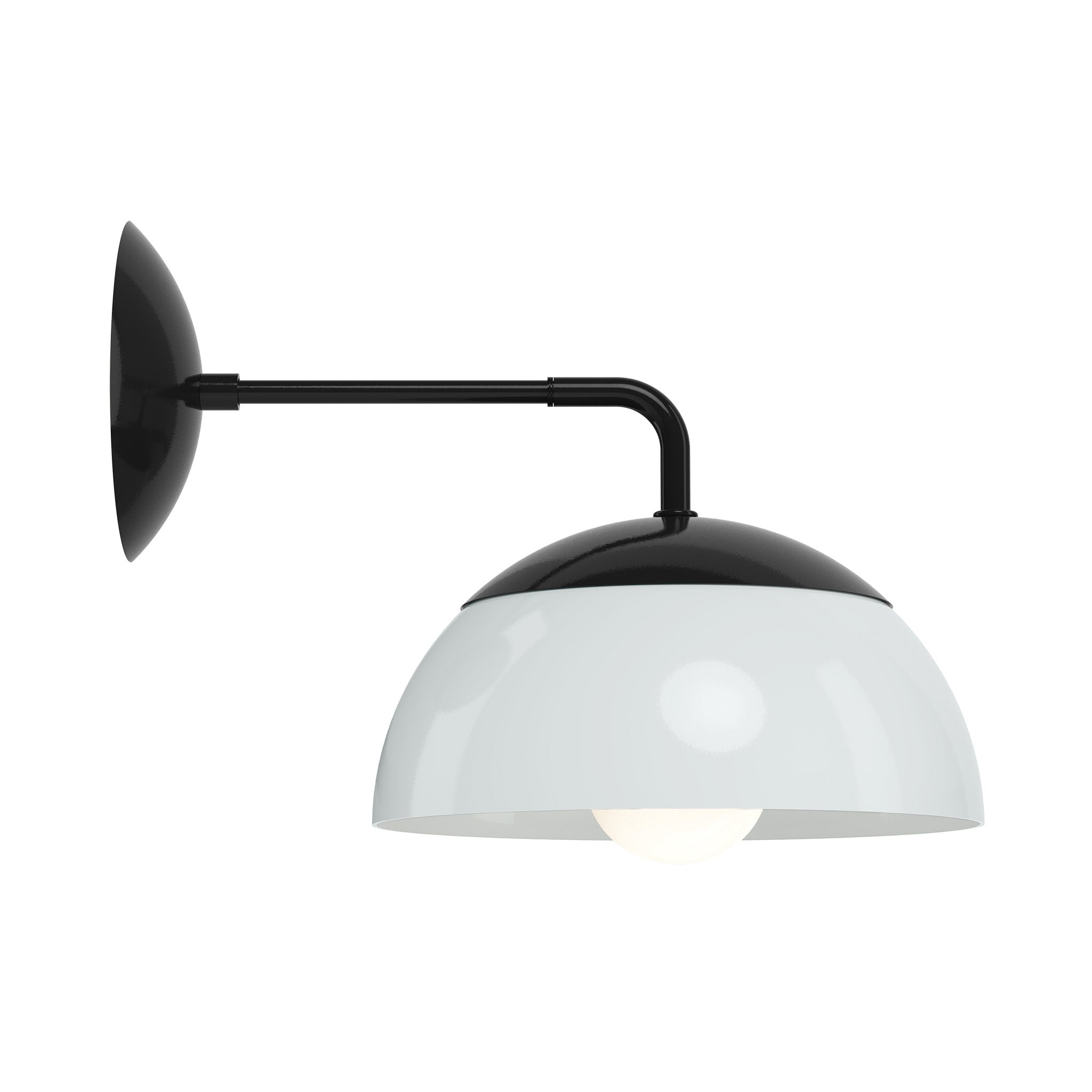 black chalk color cadbury sconce 10" dutton brown lighting