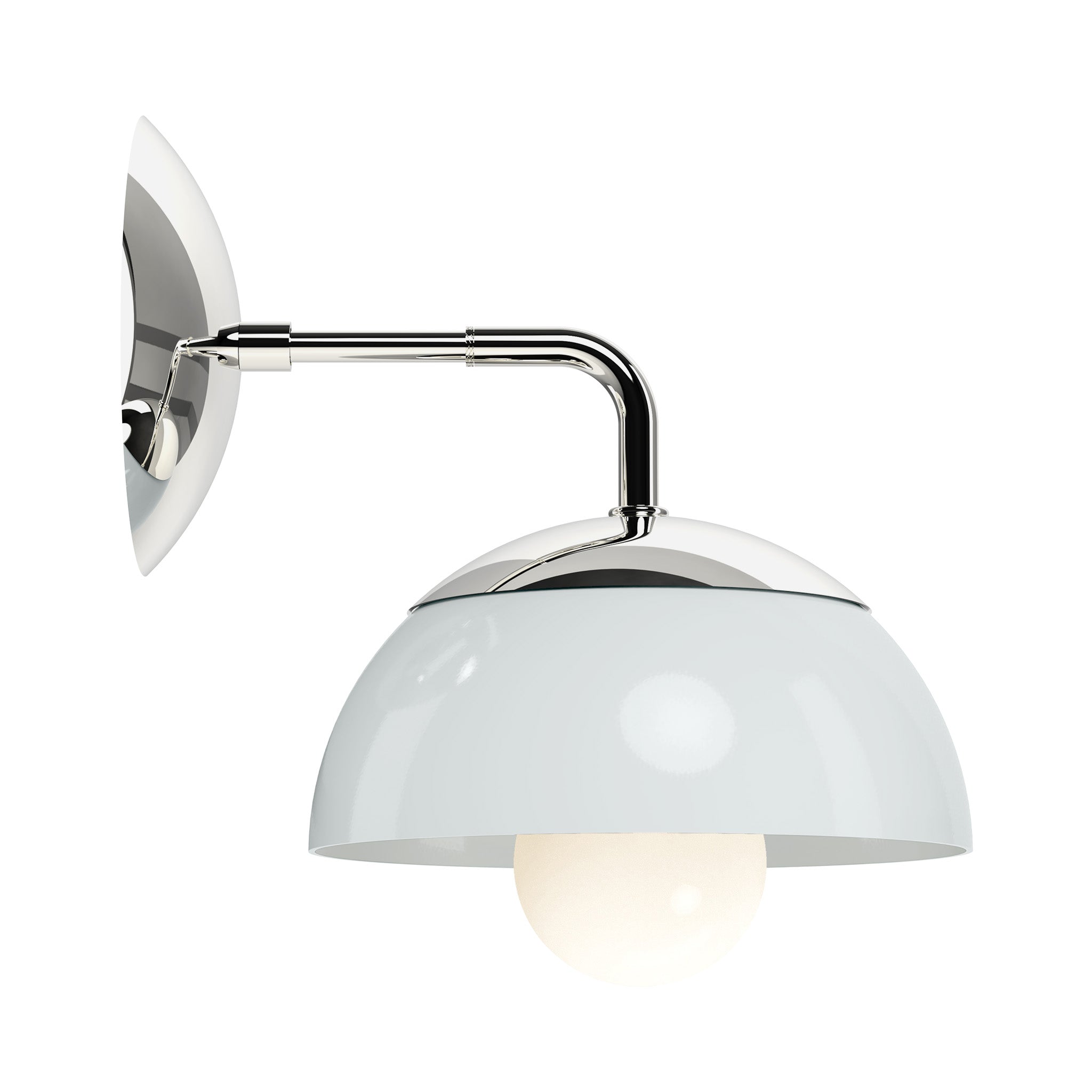 nickel chalk color cadbury sconce 8" dutton brown lighting