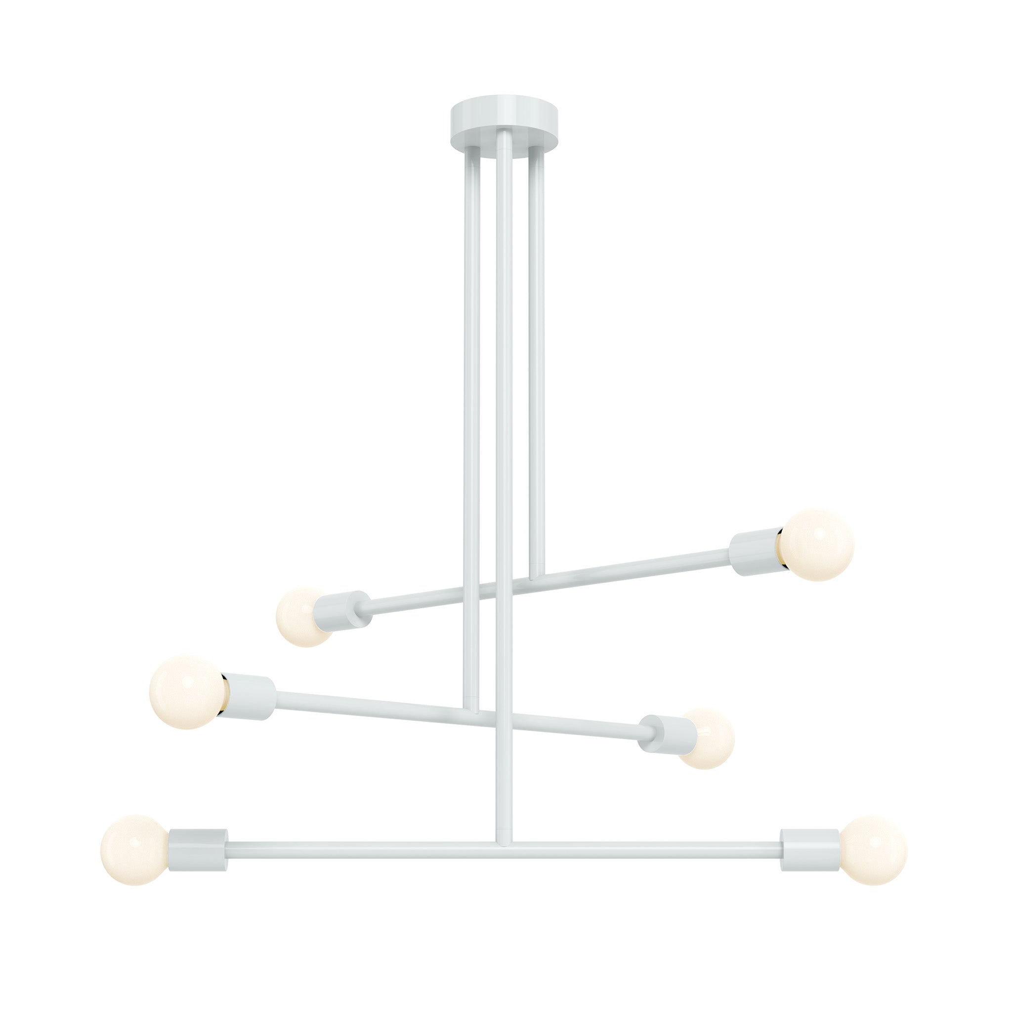 chalk color commander chandelier 29" dutton brown lighting