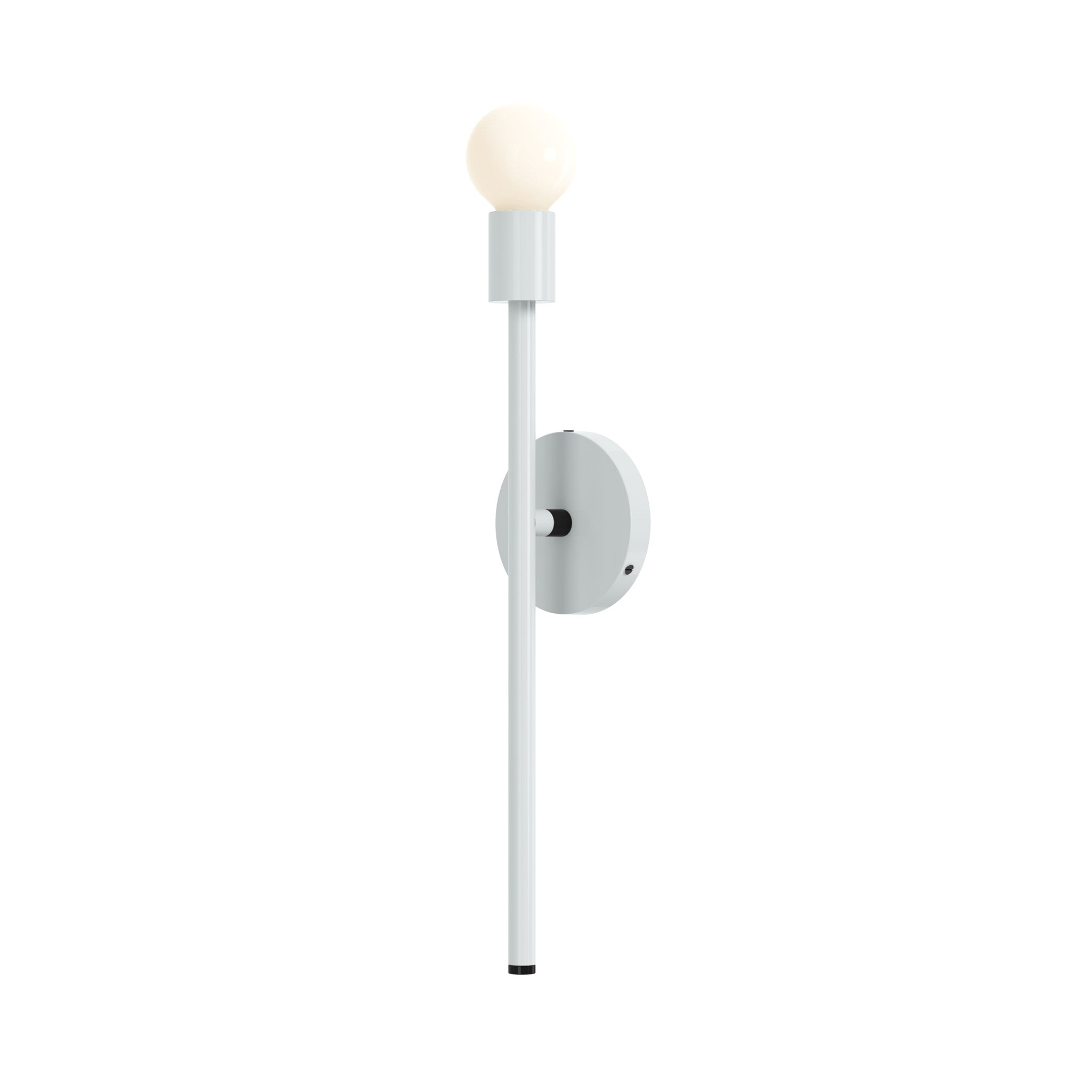 black chalk color major sconce 21" dutton brown lighting