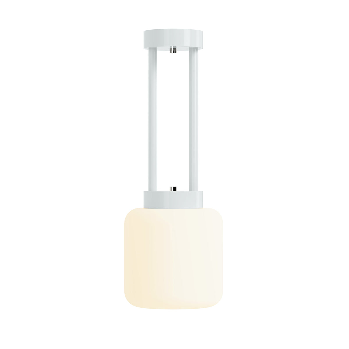 nickel and chalk maxo color pendant 8" dutton brown lighting