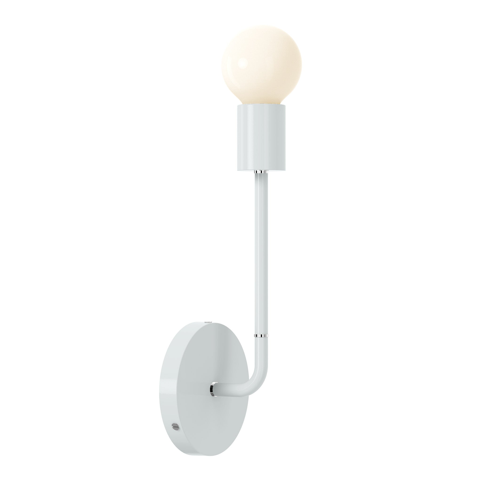 nickel chalk color tall snug sconce dutton brown lighting