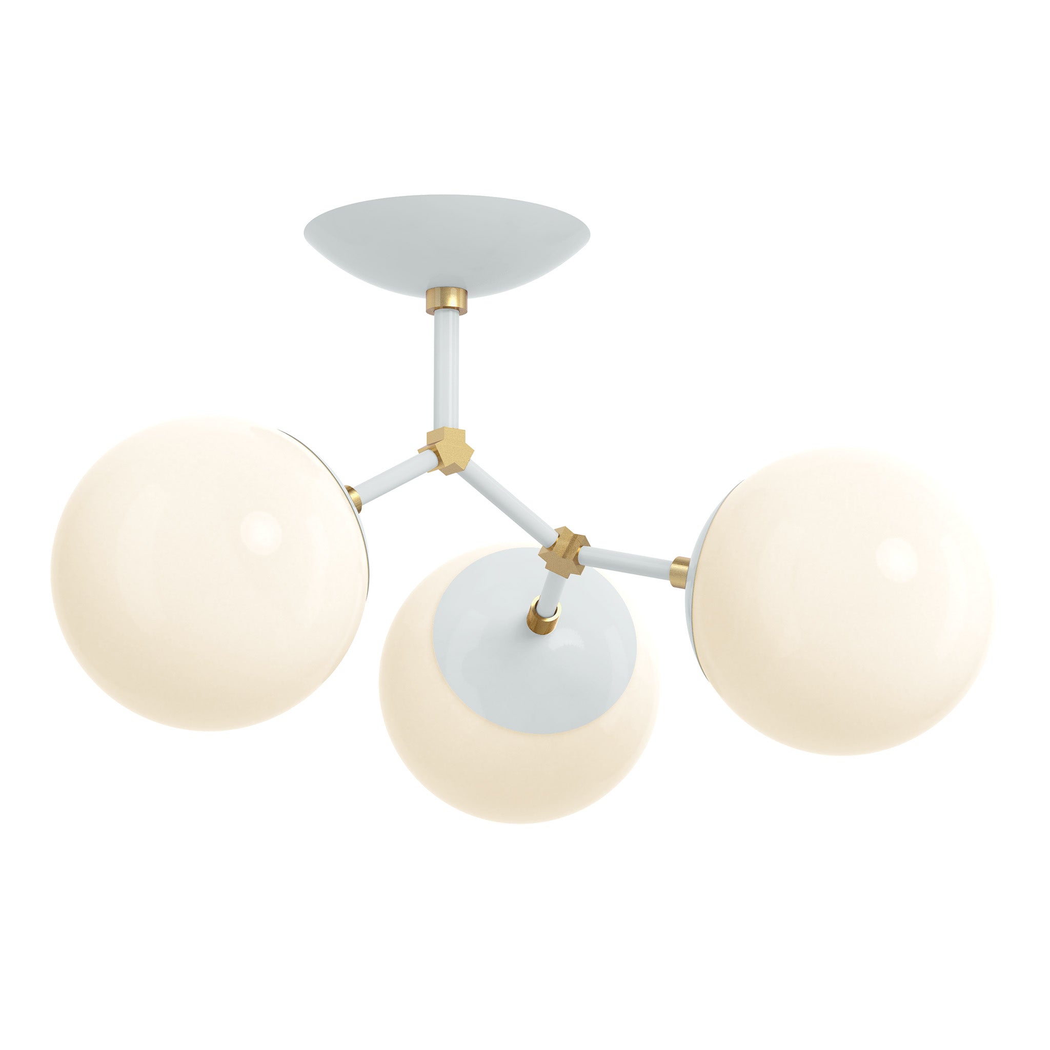 brass chalk color supreme flush mount dutton brown lighting