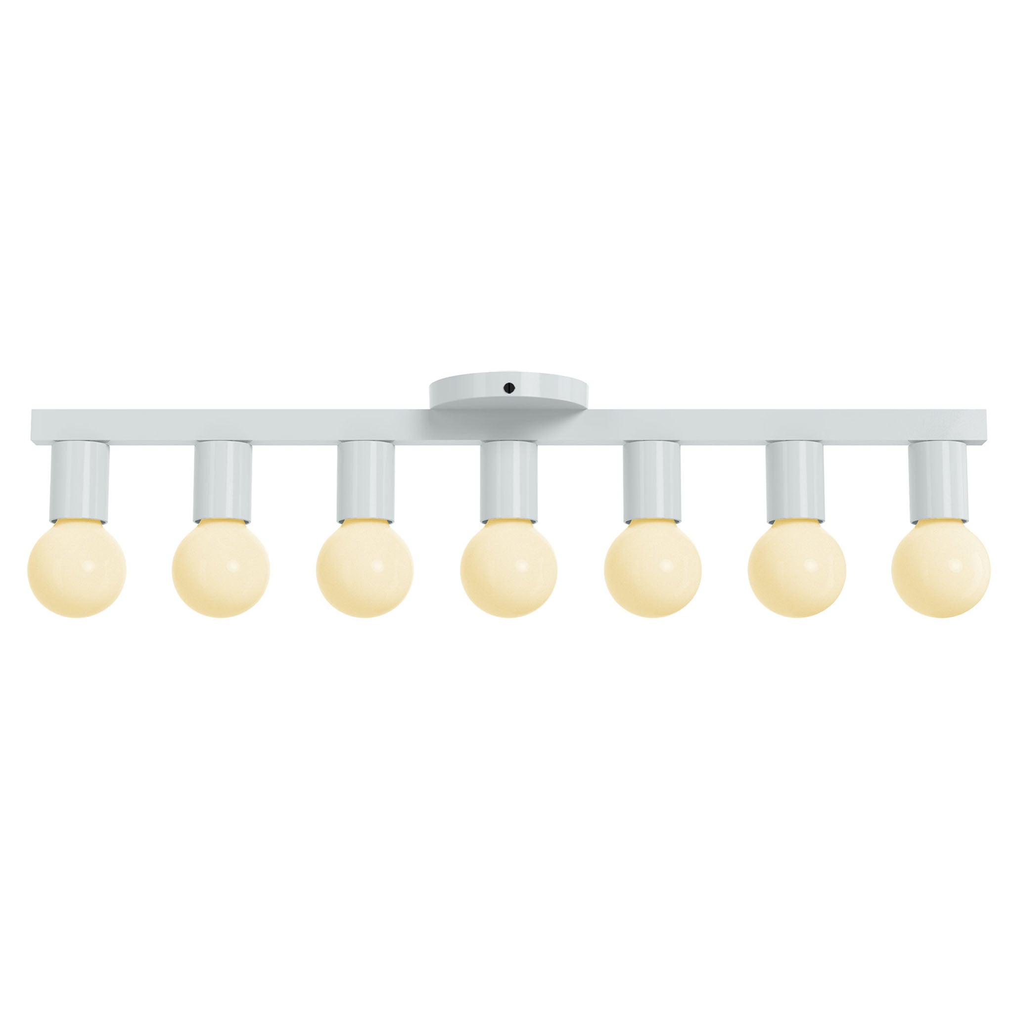 black and chalk vogue 7 color flush mount dutton brown lighting