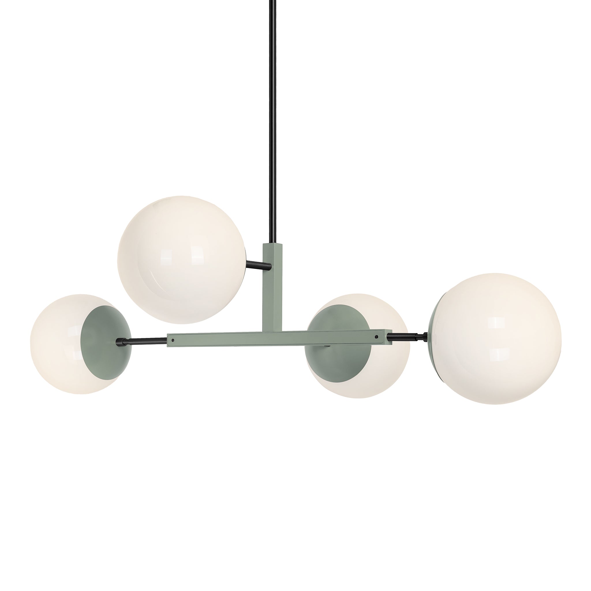 Black and spa color Big Status chandelier 42" Dutton Brown lighting