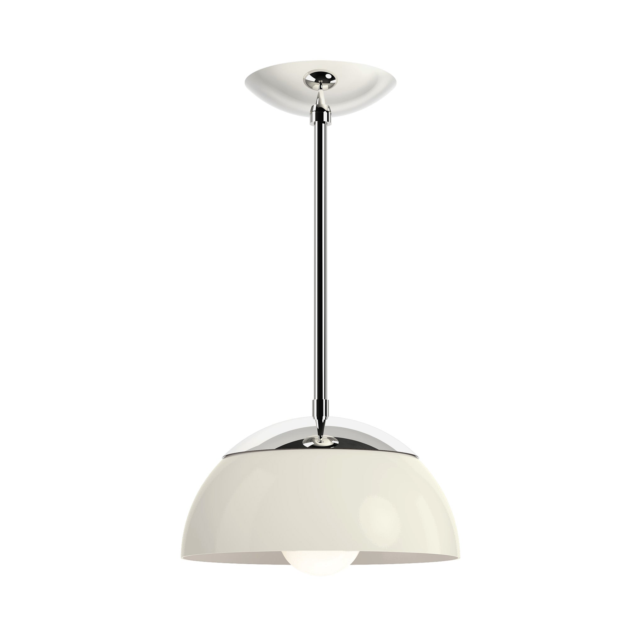 nickel bone color cadbury pendant 10" dutton brown lighting