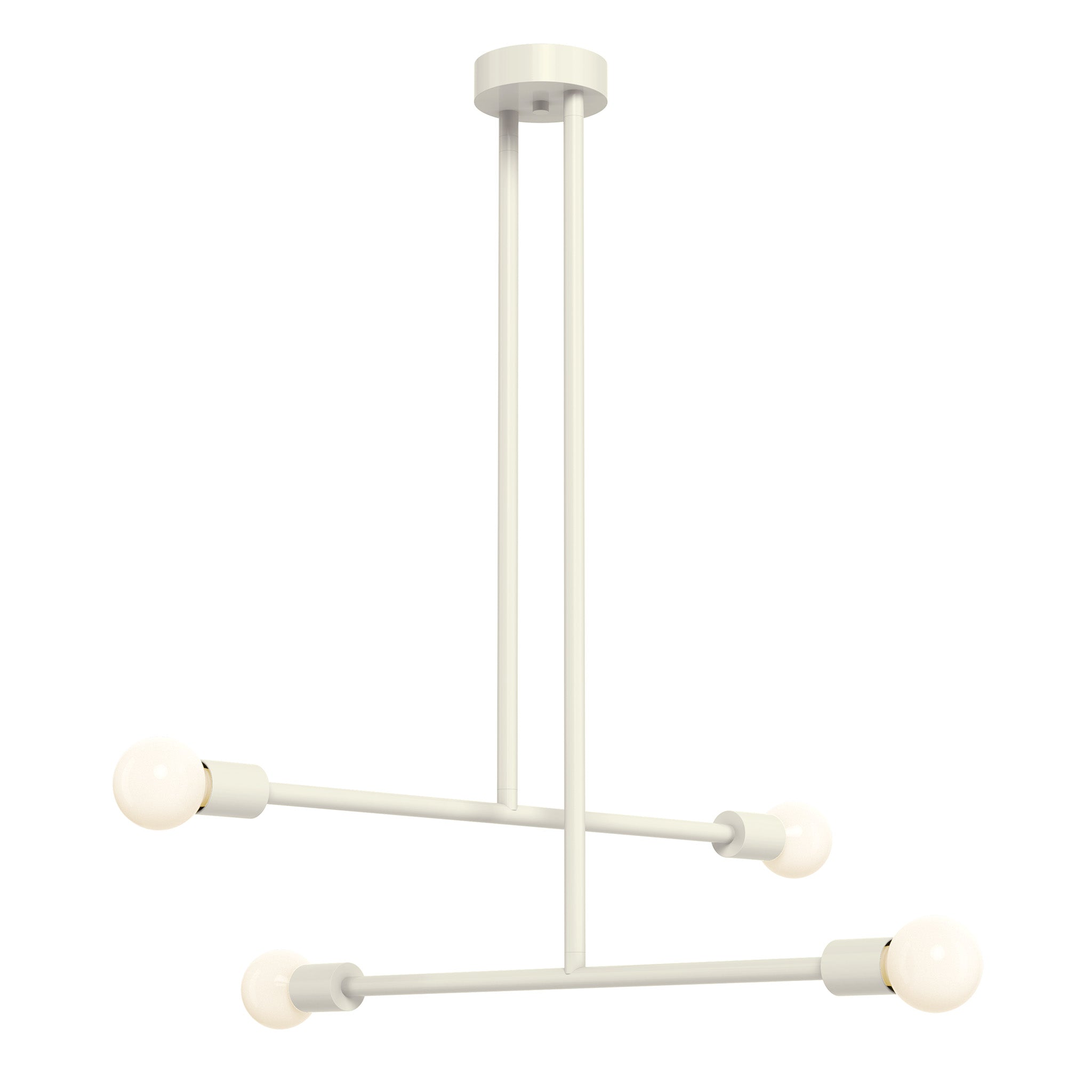 bone color captain chandelier 29" dutton brown lighting