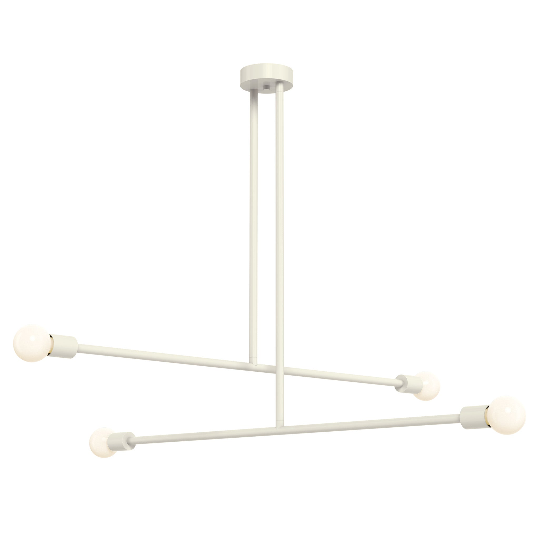 bone color captain chandelier 47" dutton brown lighting