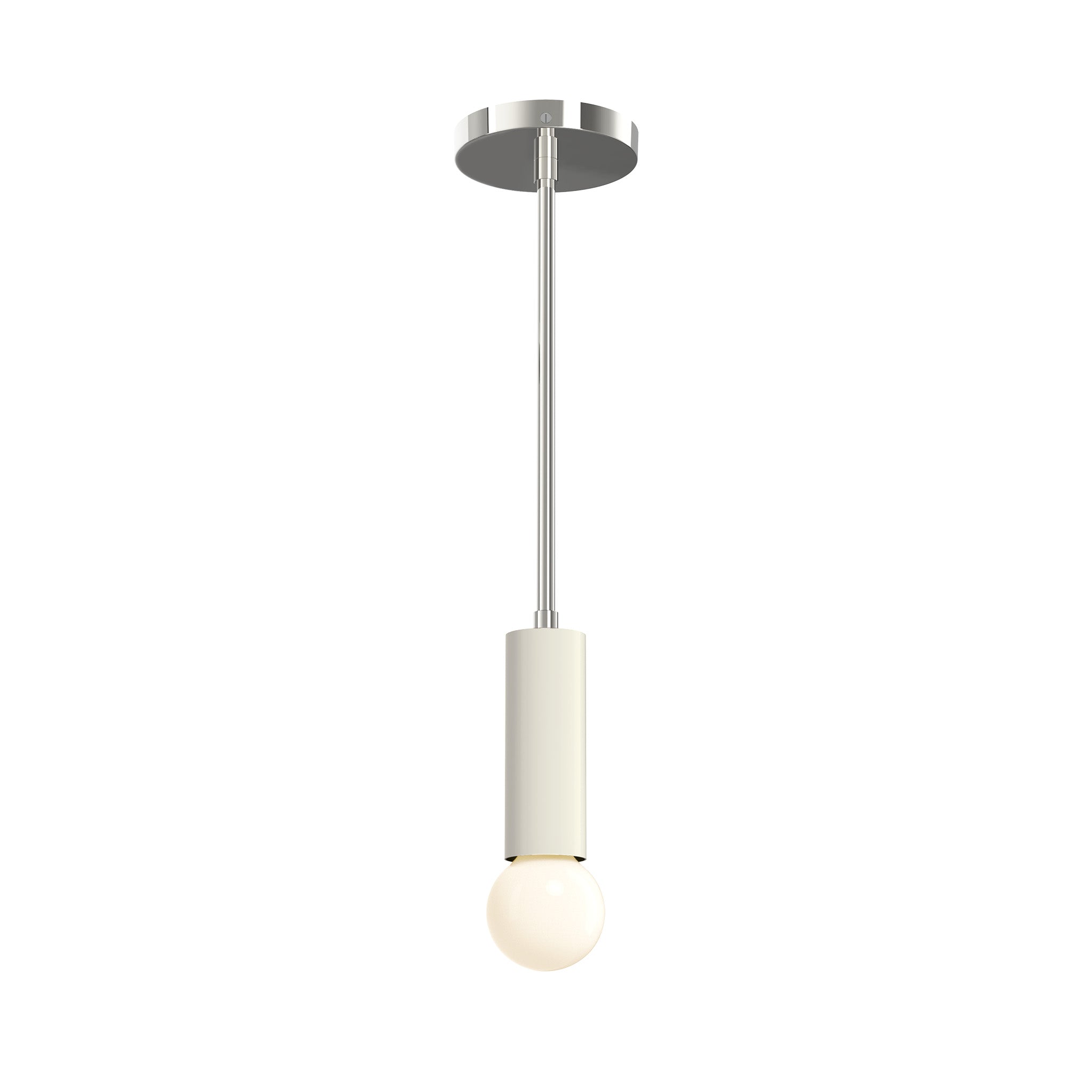 nickel bone color eureka pendant dutton brown lighting