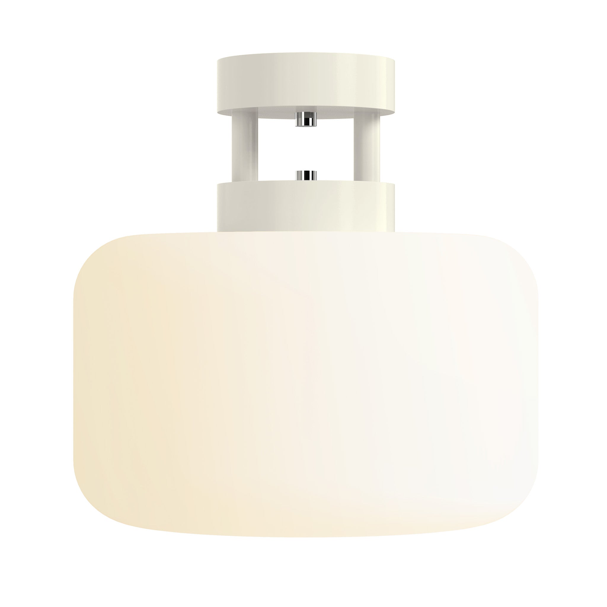 nickel and bone maxo color flush mount dutton brown lighting
