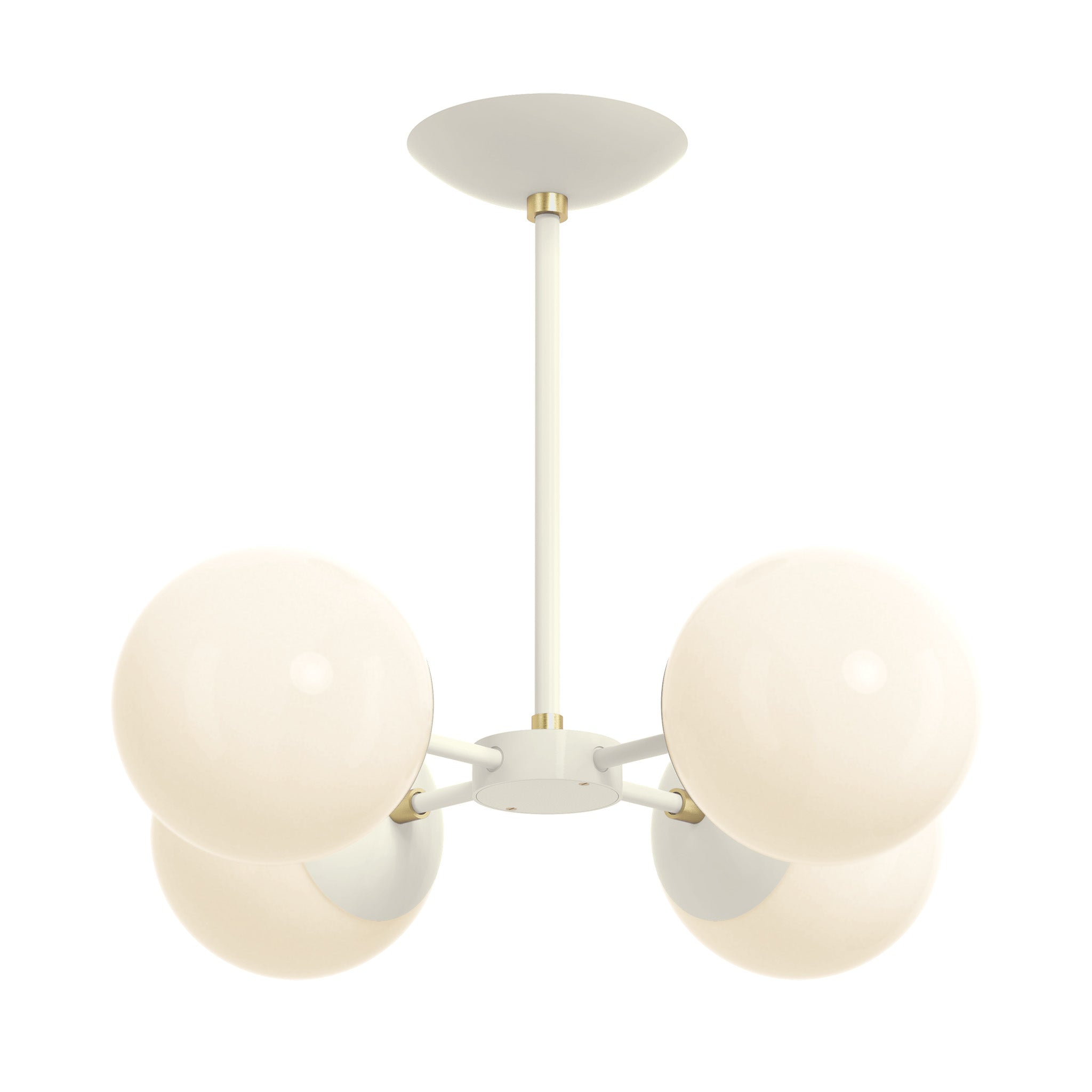 brass and bone color orbi flush mount dutton brown lighting