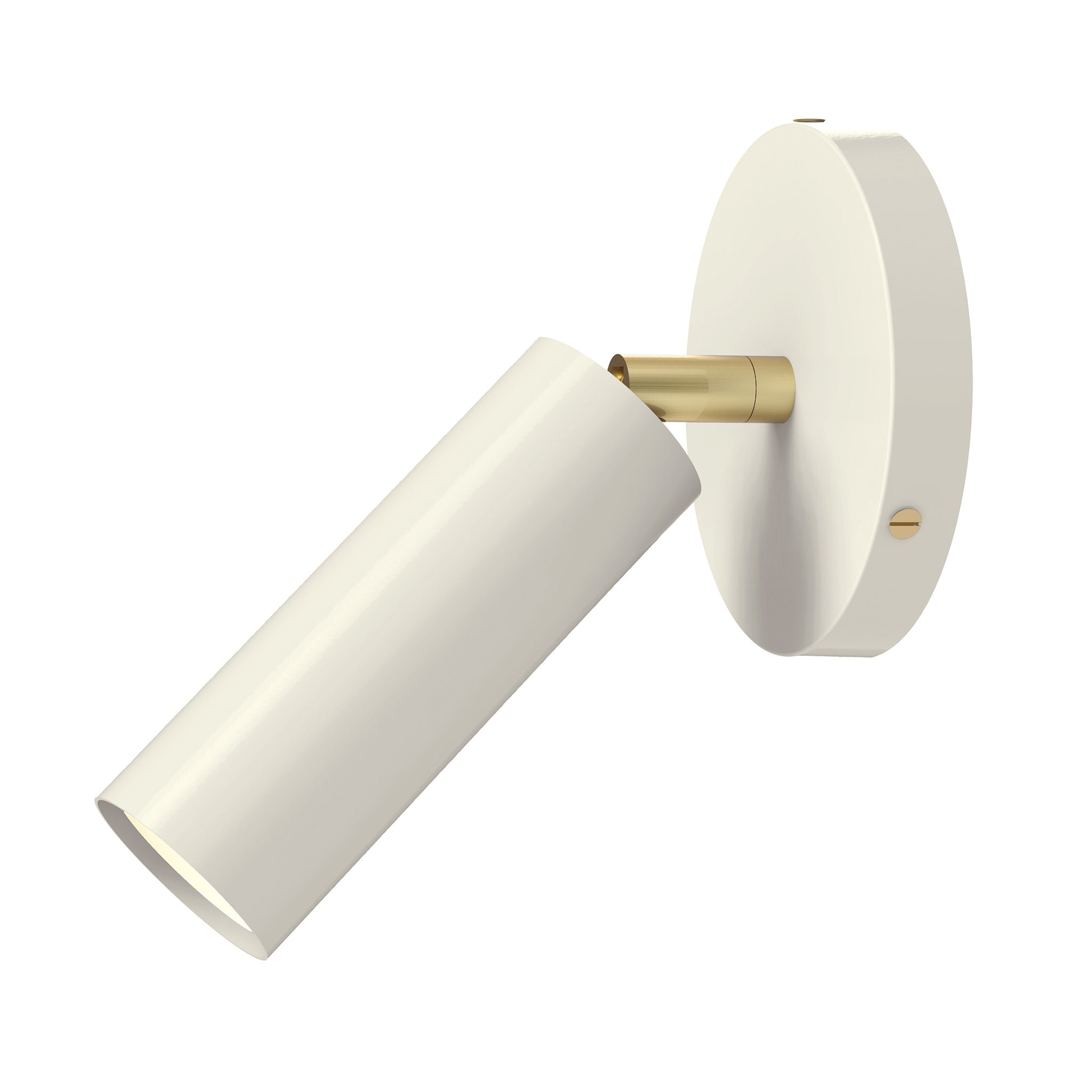 brass bone color reader sconce - no arm dutton brown lighting