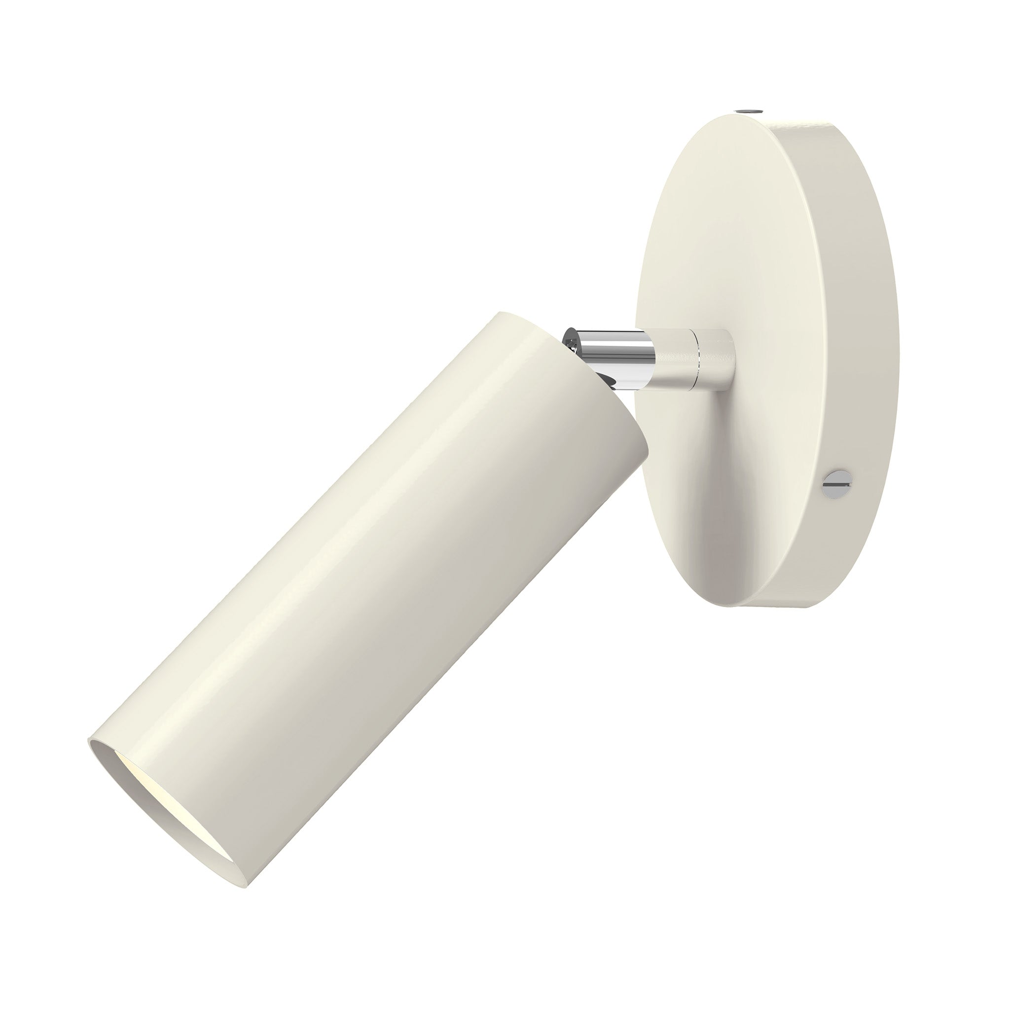 nickel bone color reader sconce - no arm dutton brown lighting