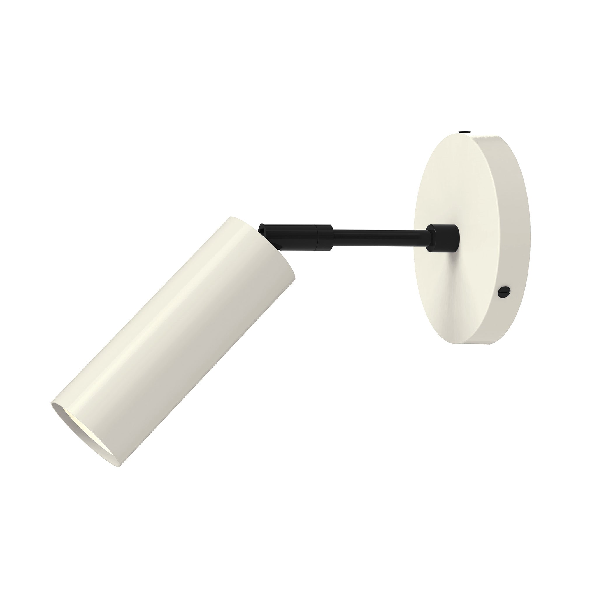 black bone color reader sconce - 3" arm dutton brown lighting