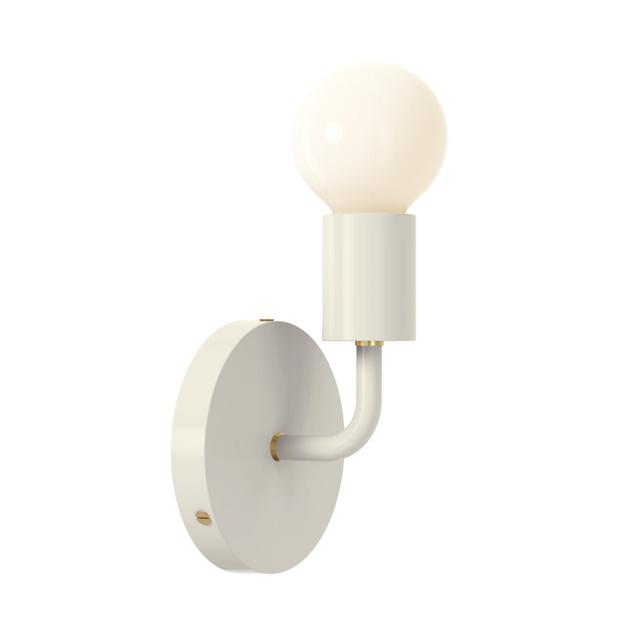 brass bone color snug sconce dutton brown lighting