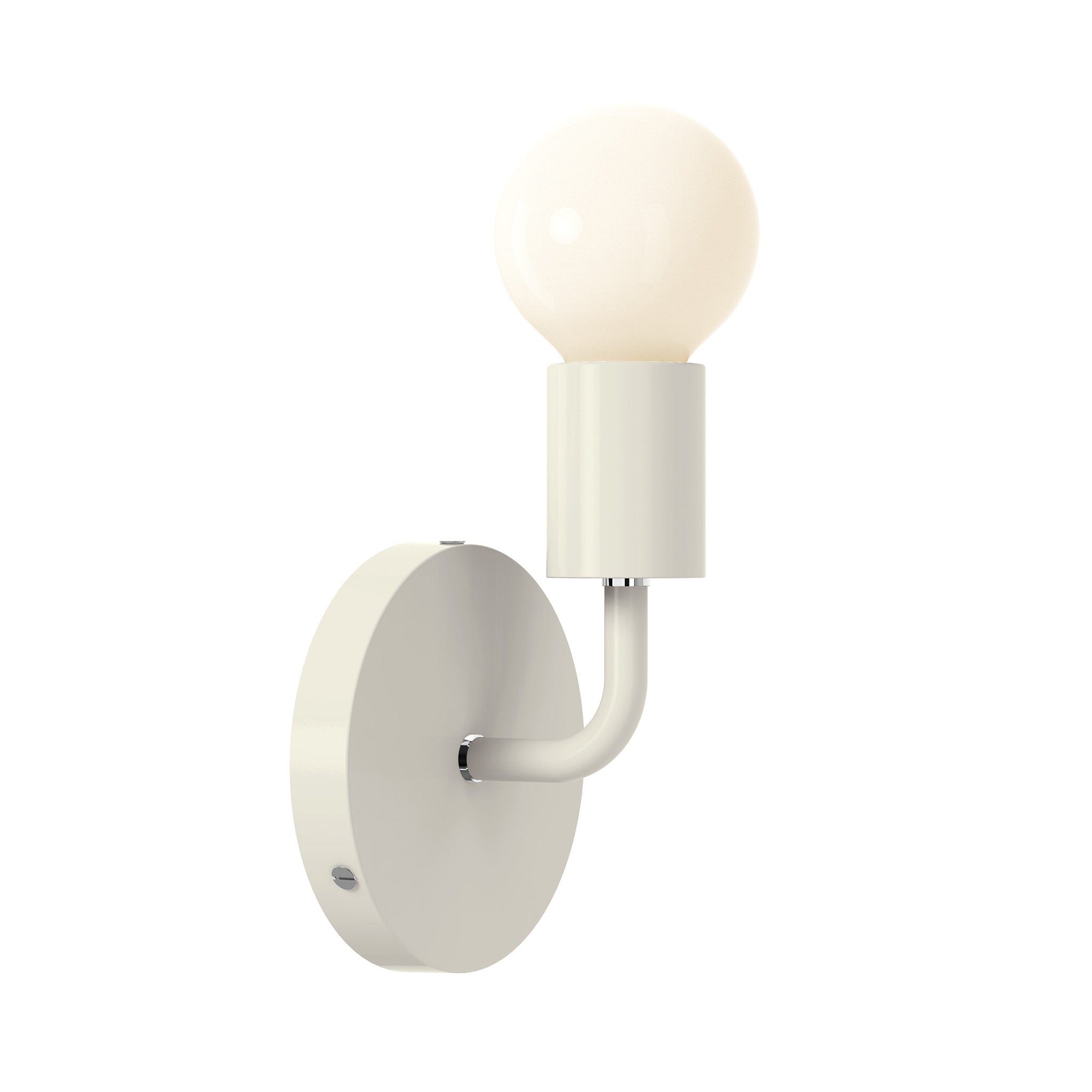 nickel bone color snug sconce dutton brown lighting