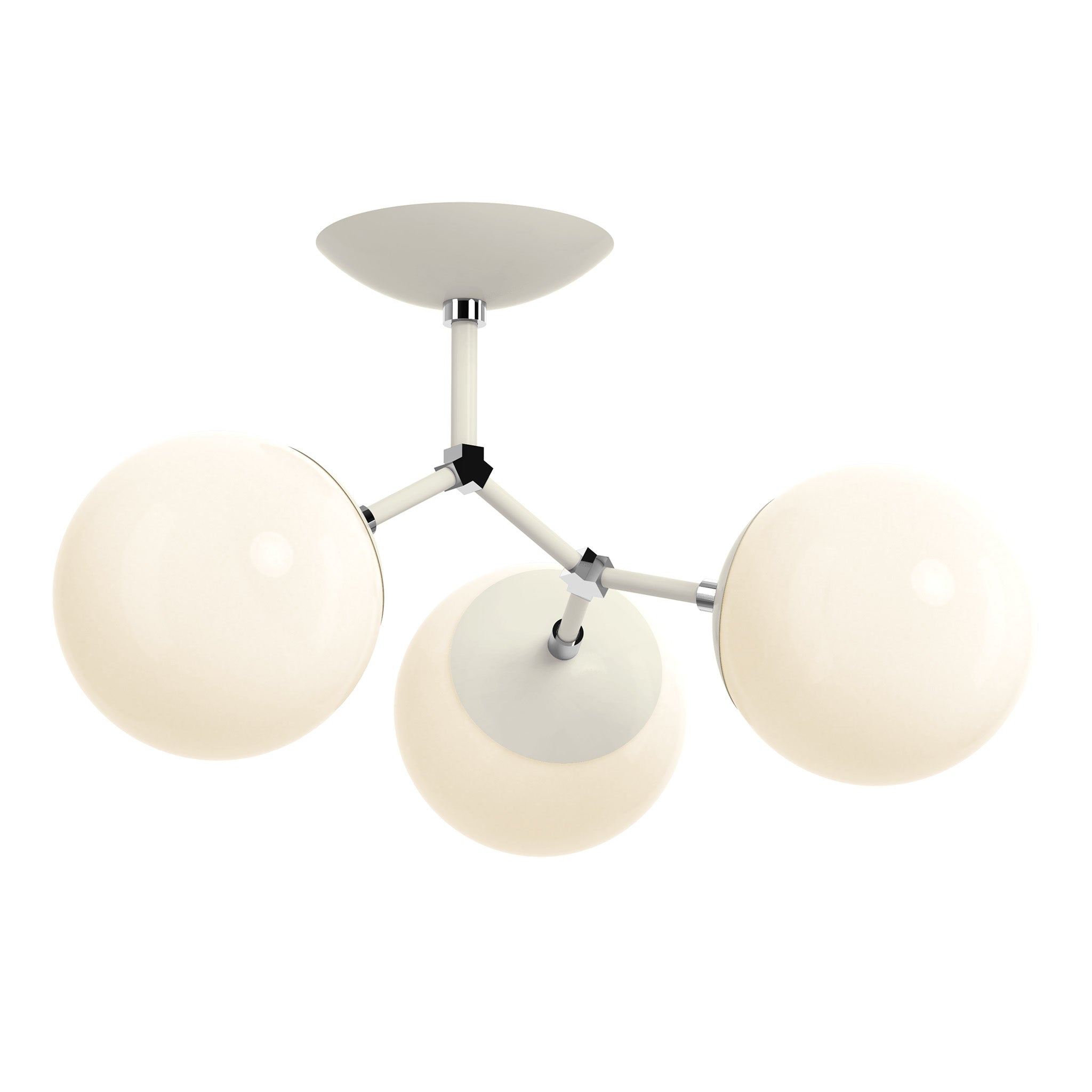 nickel bone color supreme flush mount dutton brown lighting
